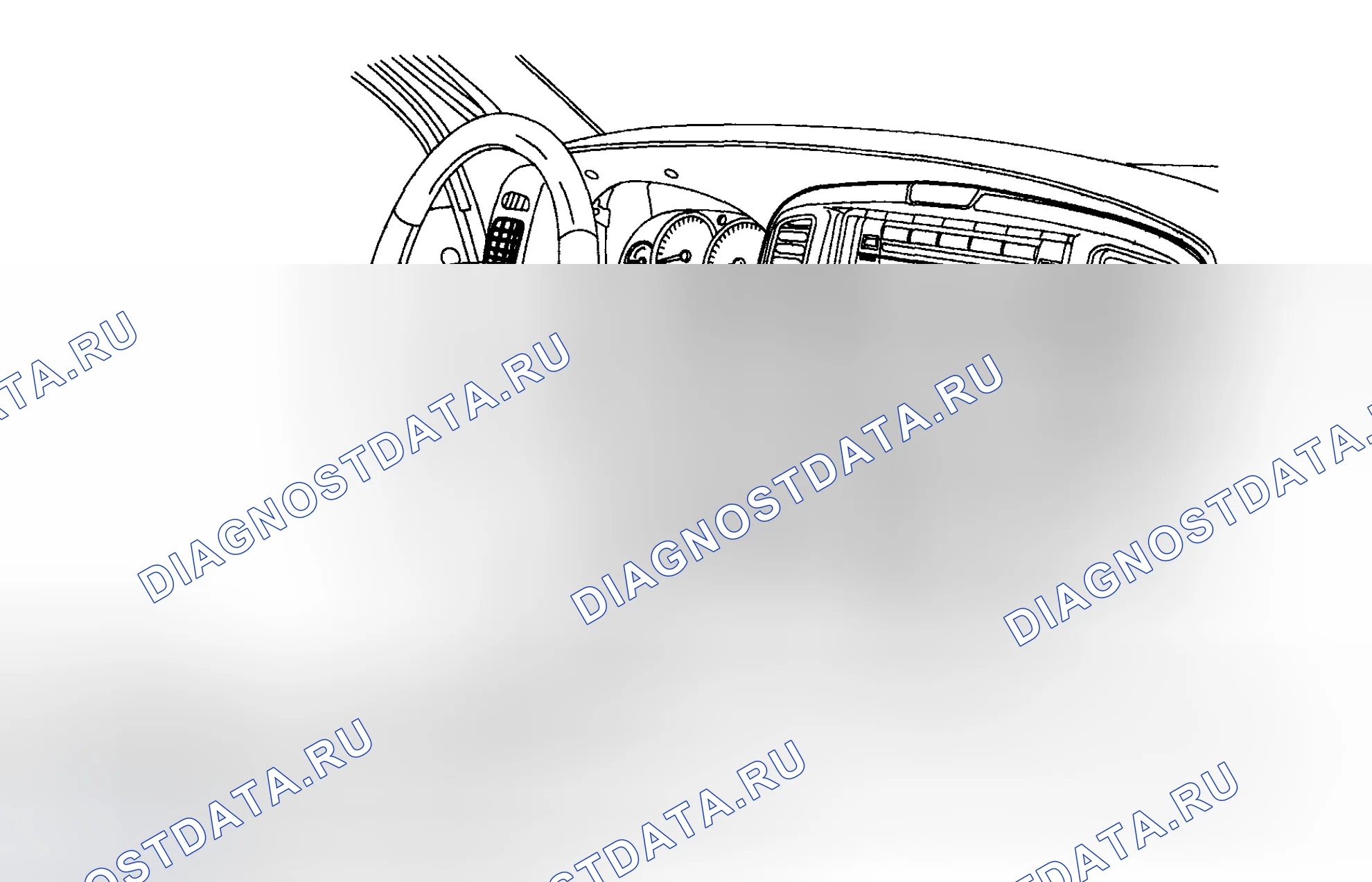 Рис. 25: ИНДИКАТОР ОТКЛЮЧЕНИЯ ПОДУШКИ БЕЗОПАСНОСТИ ПАССАЖИРА. Mazda Tribute I рестайлинг