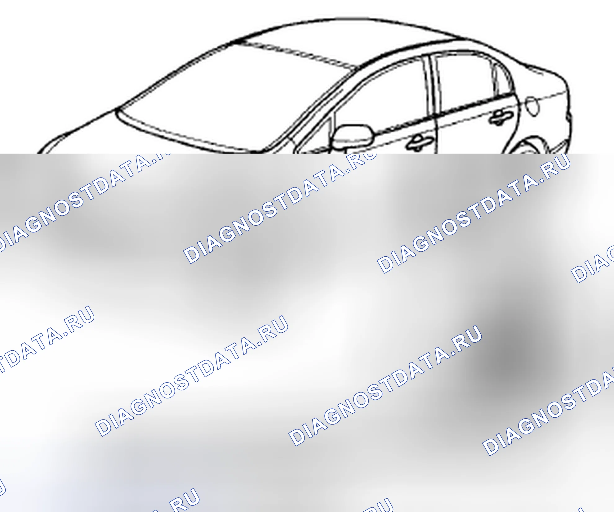 Рис. 2: Идентификационный номер транспортного средства - модель ' 06 (2 из 2). Acura CSX I