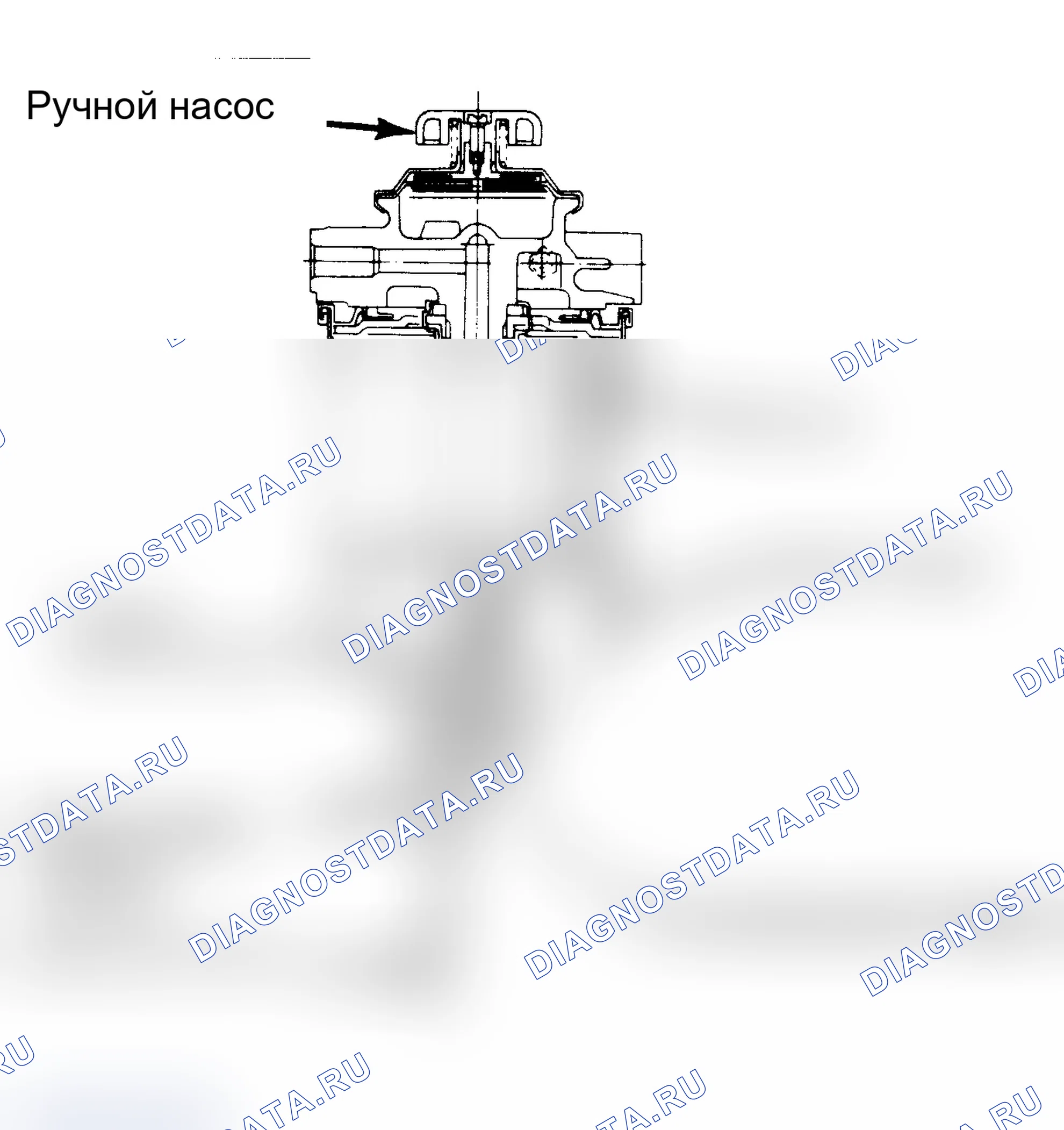 Рис. 7: ДОПОЛНИТЕЛЬНЫЕ ТОЧКИ ОБСЛУЖИВАНИЯ (ДИЗЕЛЬ И ТУРБОДИЗЕЛЬ). Isuzu Amigo I
