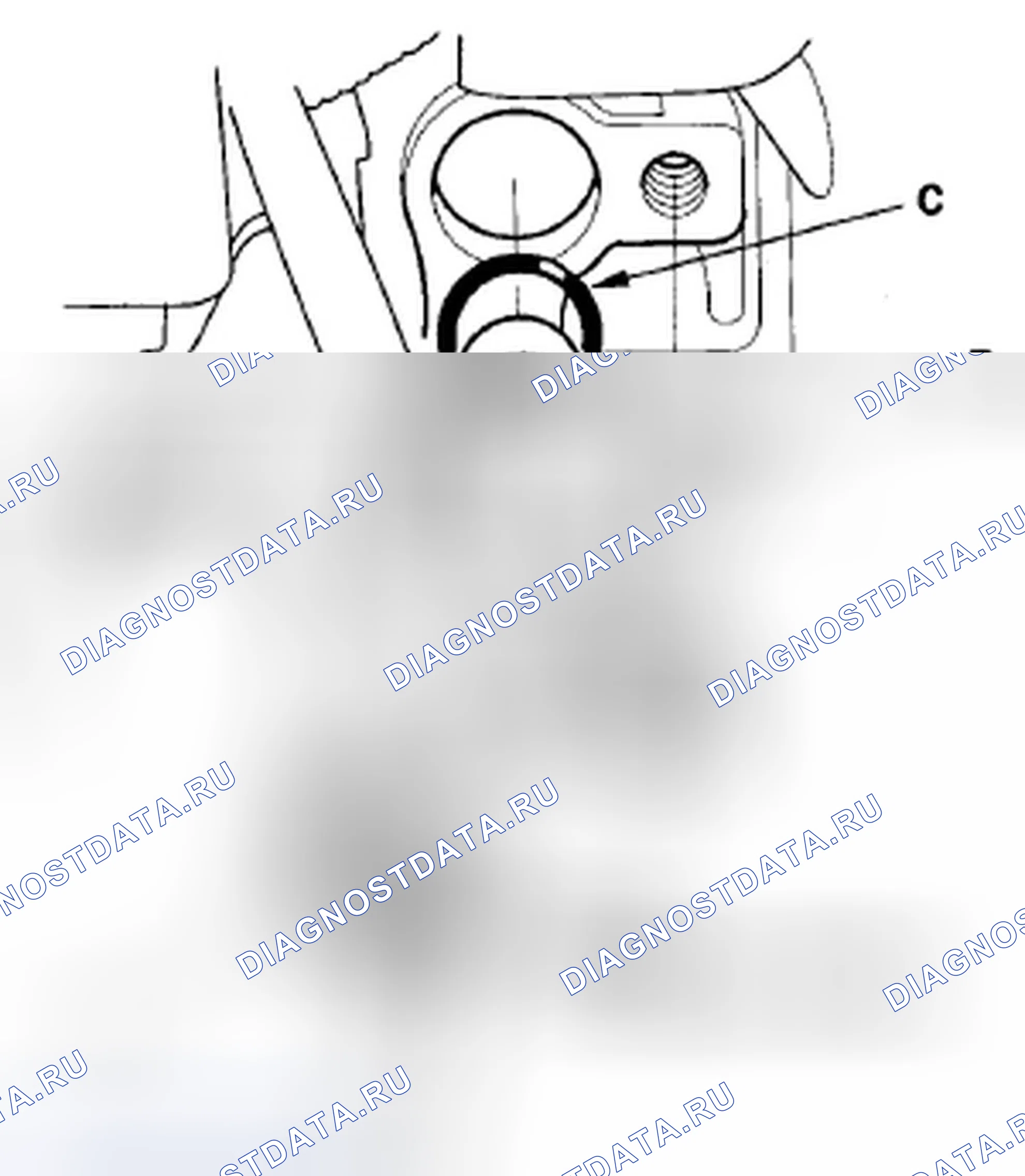 Рис. 528: Замена датчика положение распредвала. Honda Civic VIII