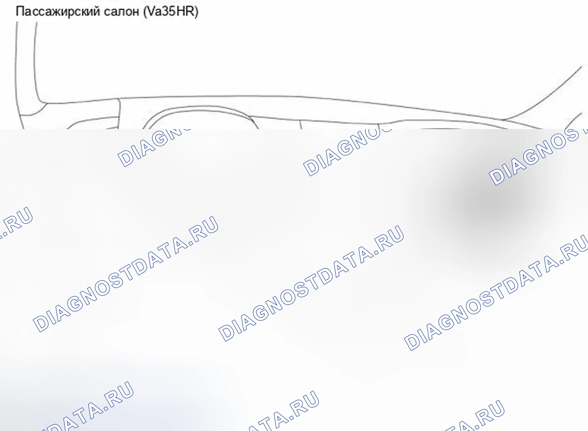 Рис. 49: Пассажирский салон. Infiniti FX35 II рестайлинг