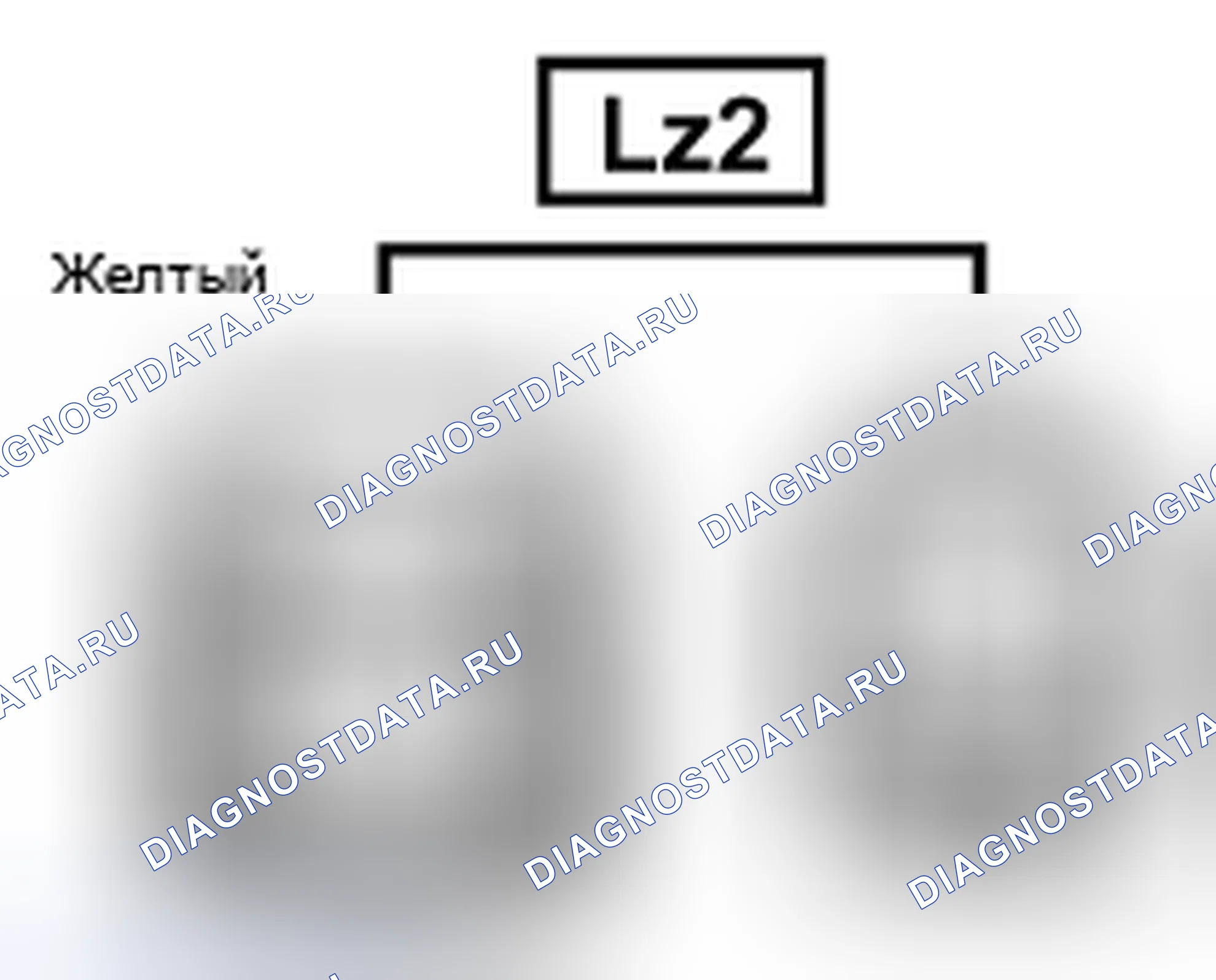 Рис. 910: Вид с торца линейного соединителя (Lz2). Toyota Land Cruiser 200