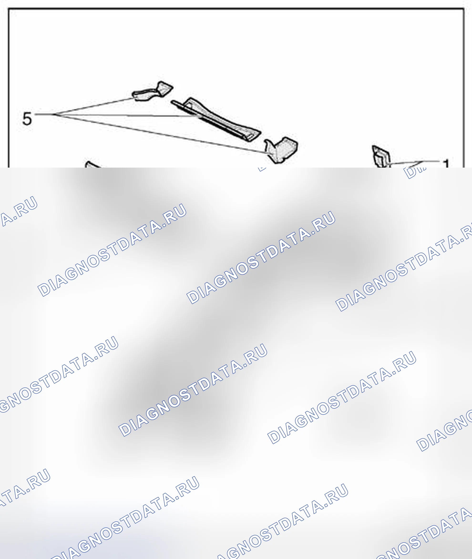 Рис. 31: Задняя платформа. Volkswagen Passat B6