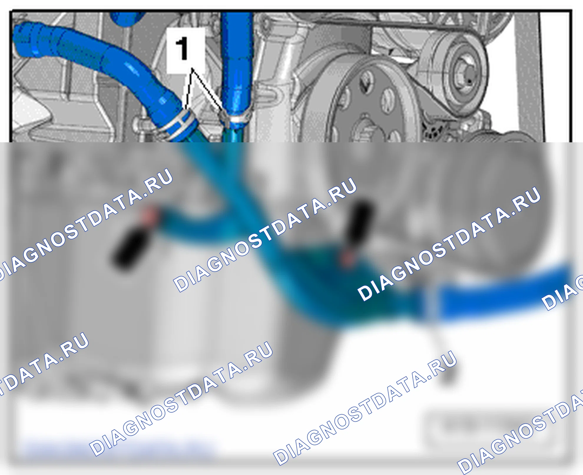 Компоненты системы охлаждения: Снятие и установка. SEAT Ibiza IV