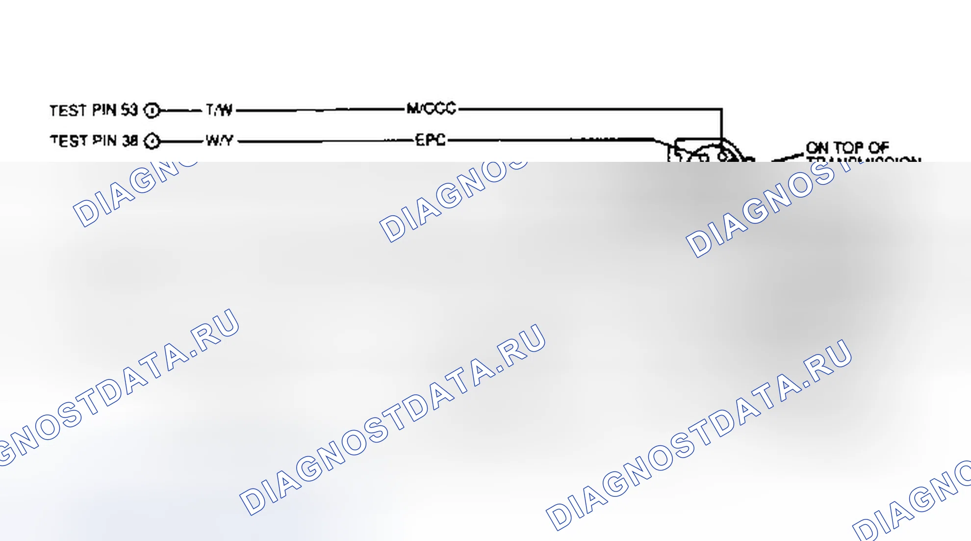 Рис. 136: AXOD-E Electronic Trans.Ckt. (Континентальный, Соболь и Телец). Ford Thunderbird X