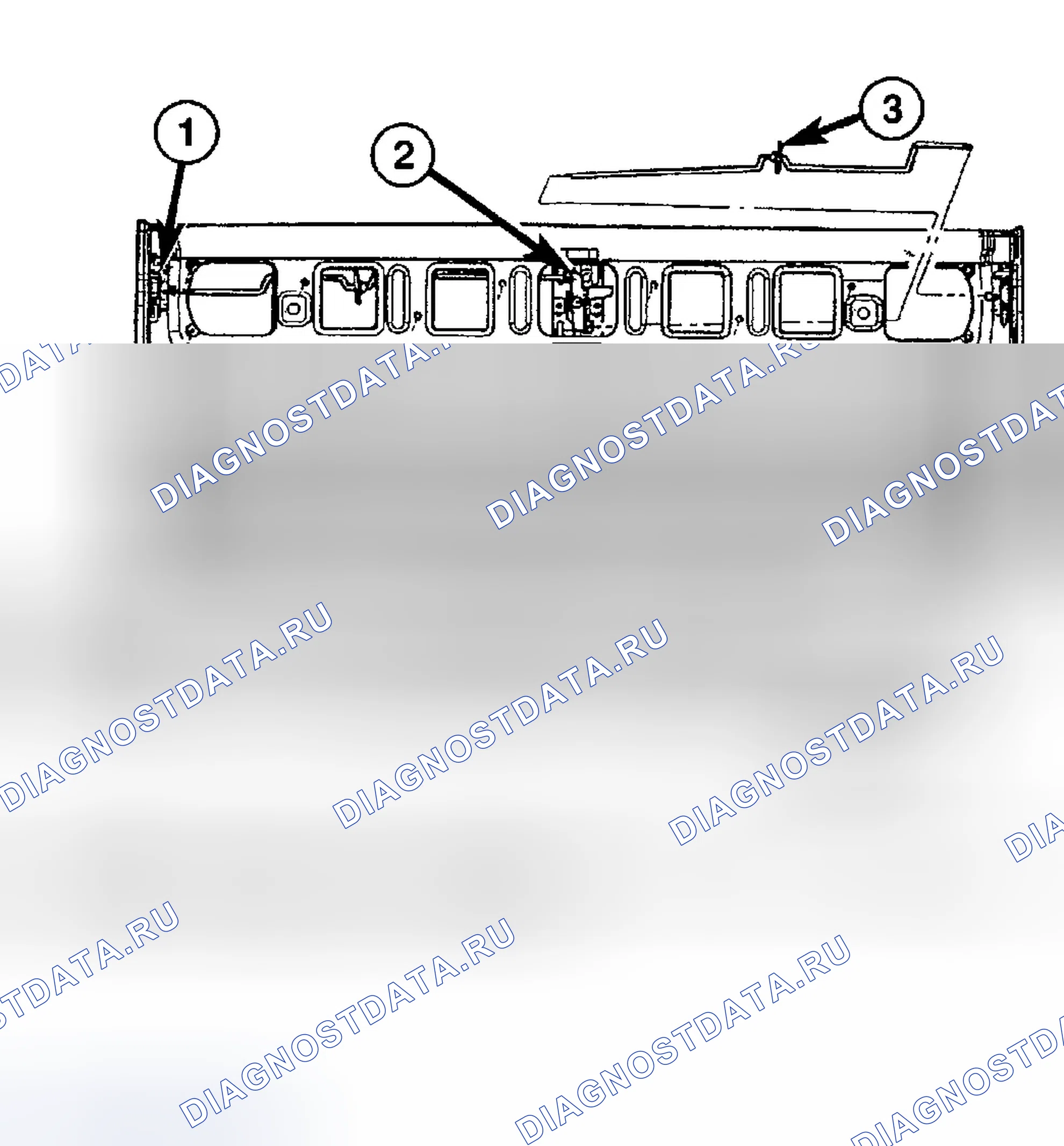 Рис. 72: ДЕМОНТАЖ. Dodge Pickup R1500 