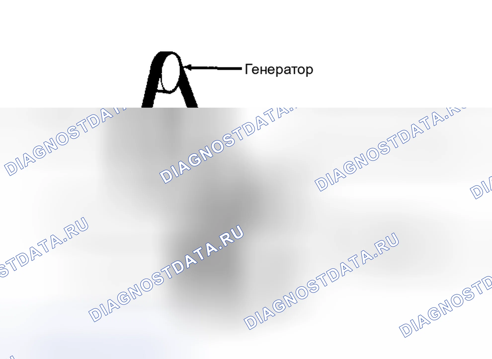 Рис. 3: РАЗВОДКА СЕРПЕНТИНИТОВОГО РЕМНЯ (2.0 л). Hyundai Staria I