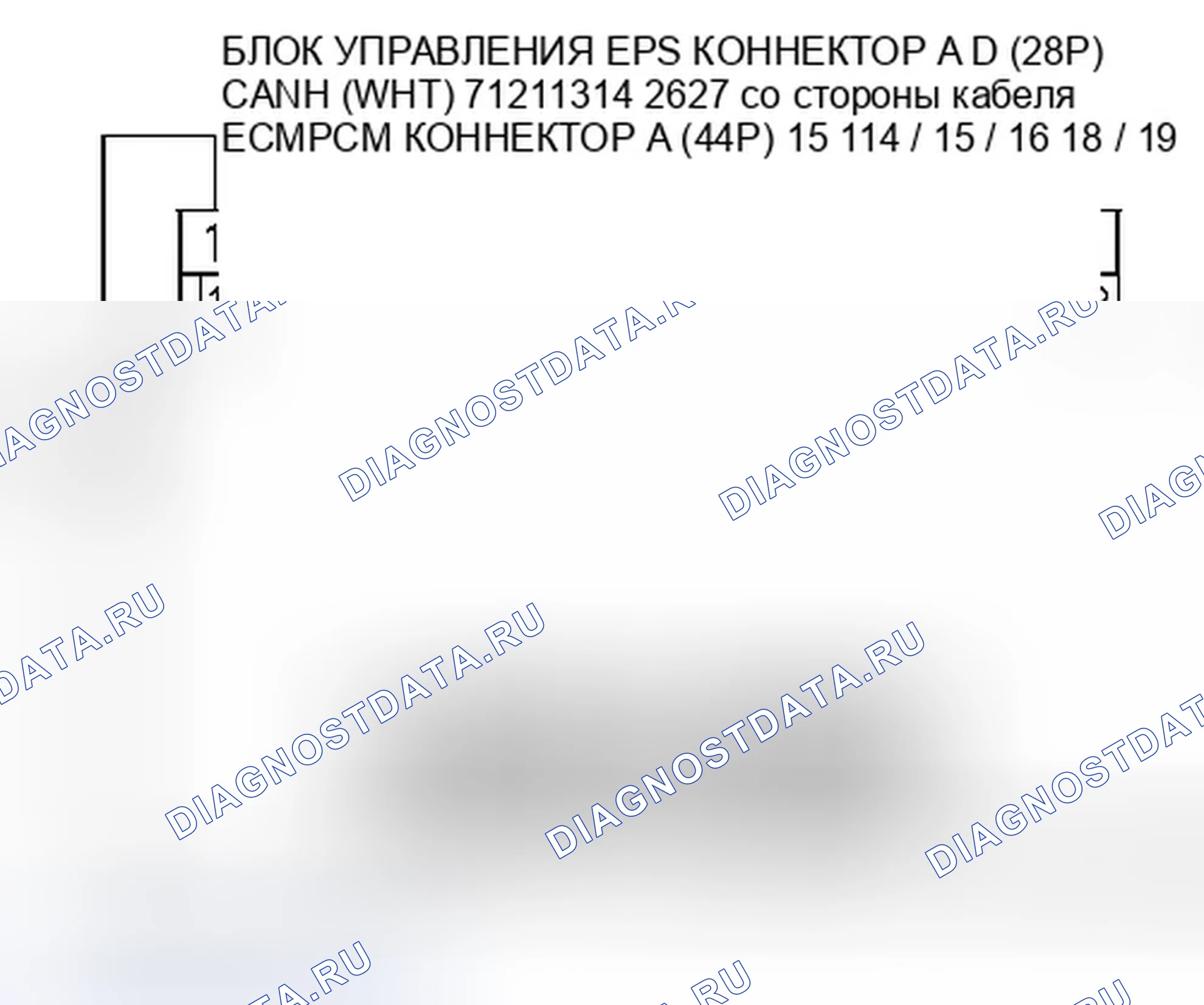 Рис. 858: расшифровка кода ошибки U0131: Неисправность F-CAN (блок управления блок управления двигателем-EPS). Honda Civic VIII рестайлинг