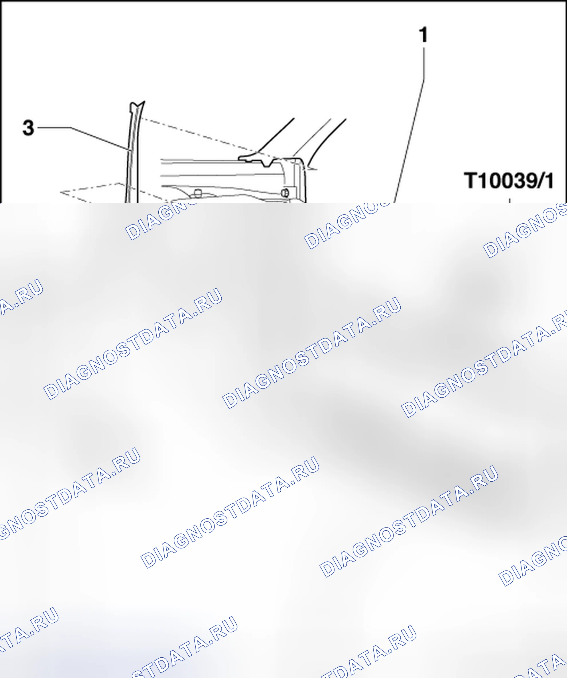 Рис. 29: НИЖНЯЯ облицовка СТОЙКИ A. Volkswagen Touareg I