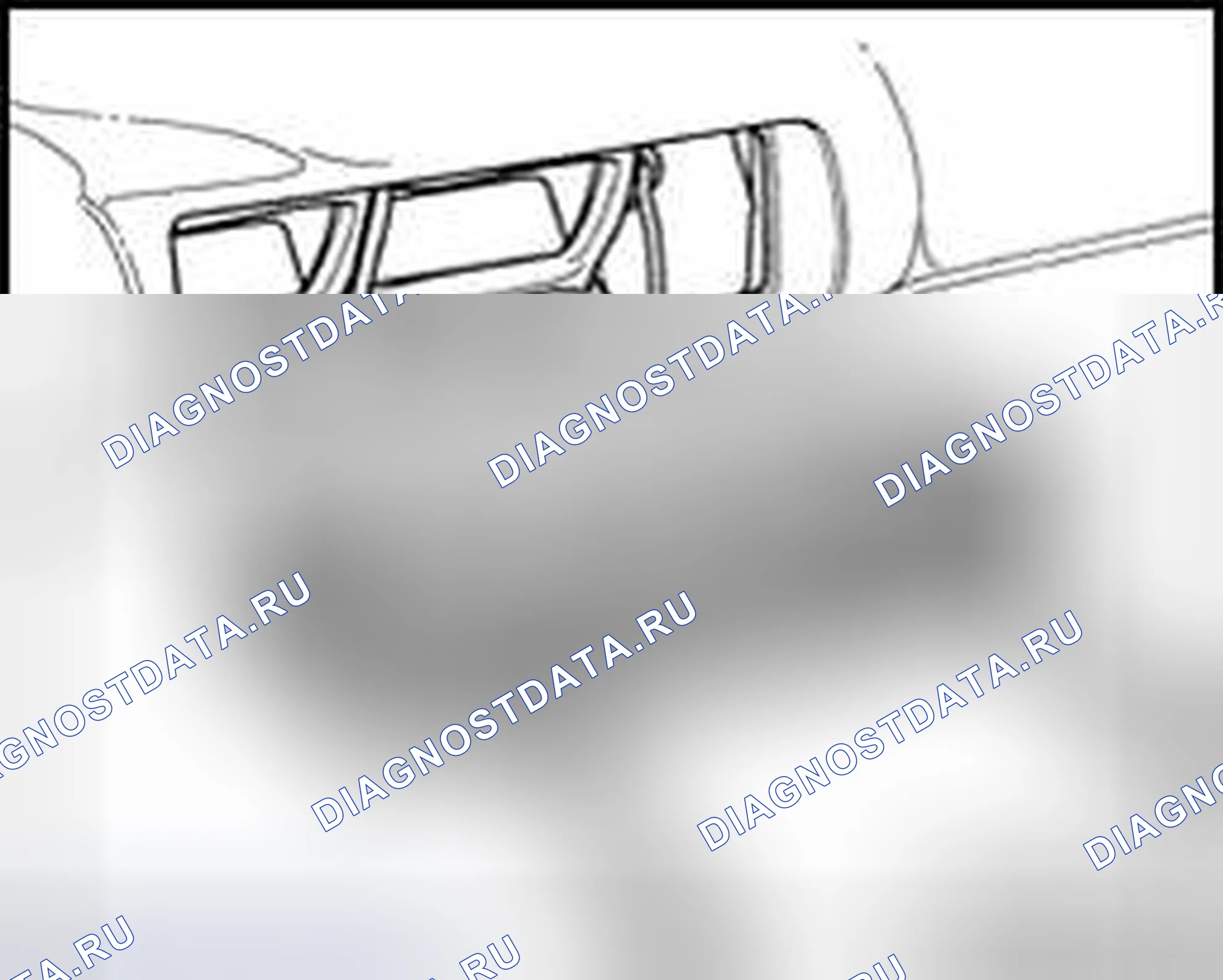 Рис. 24: Центральные и боковые выходы (раннее производство), удаление. Volkswagen Passat B5 рестайлинг