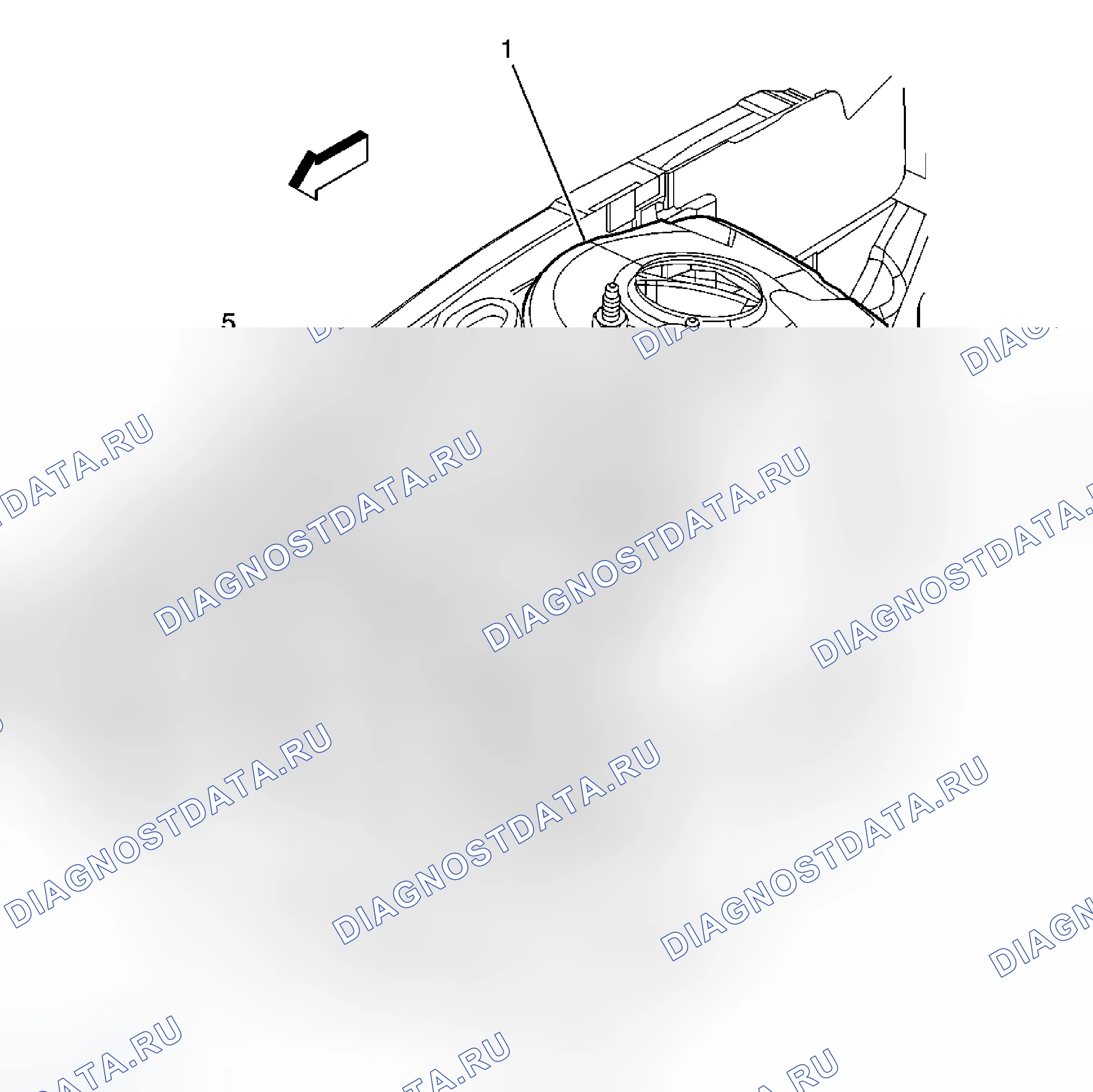 Рис. 9: Виды электрических компонентов двигателя. Buick LaCrosse I