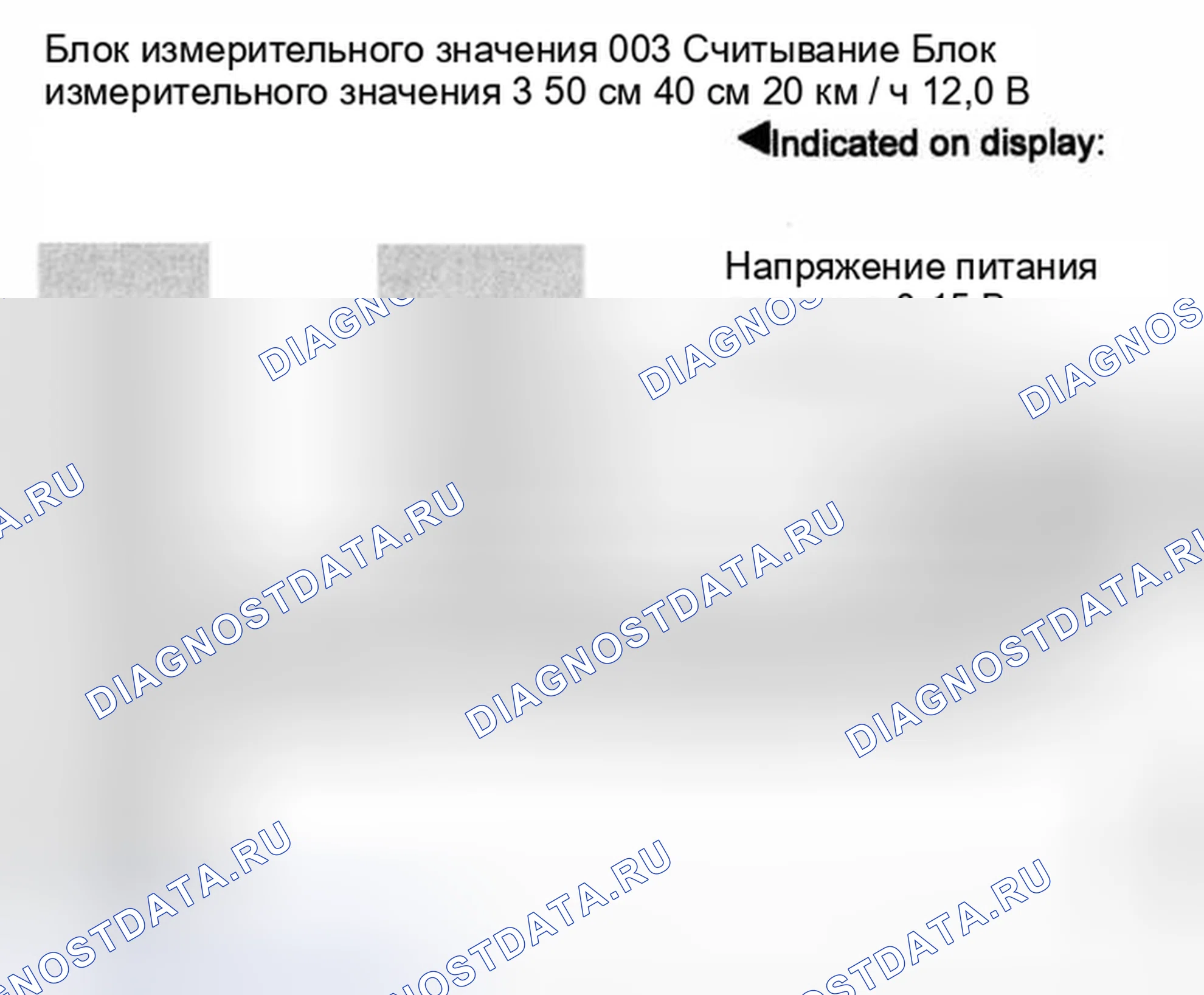 Рис. 395: Блок измеряемых величин 003. Audi S8 D2 рестайлинг 2