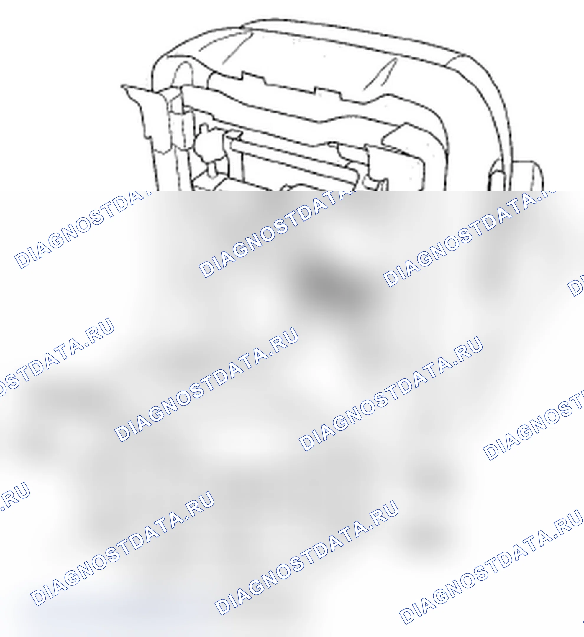 Рис. 105: Двигатель с откидной линией. Acura MDX II