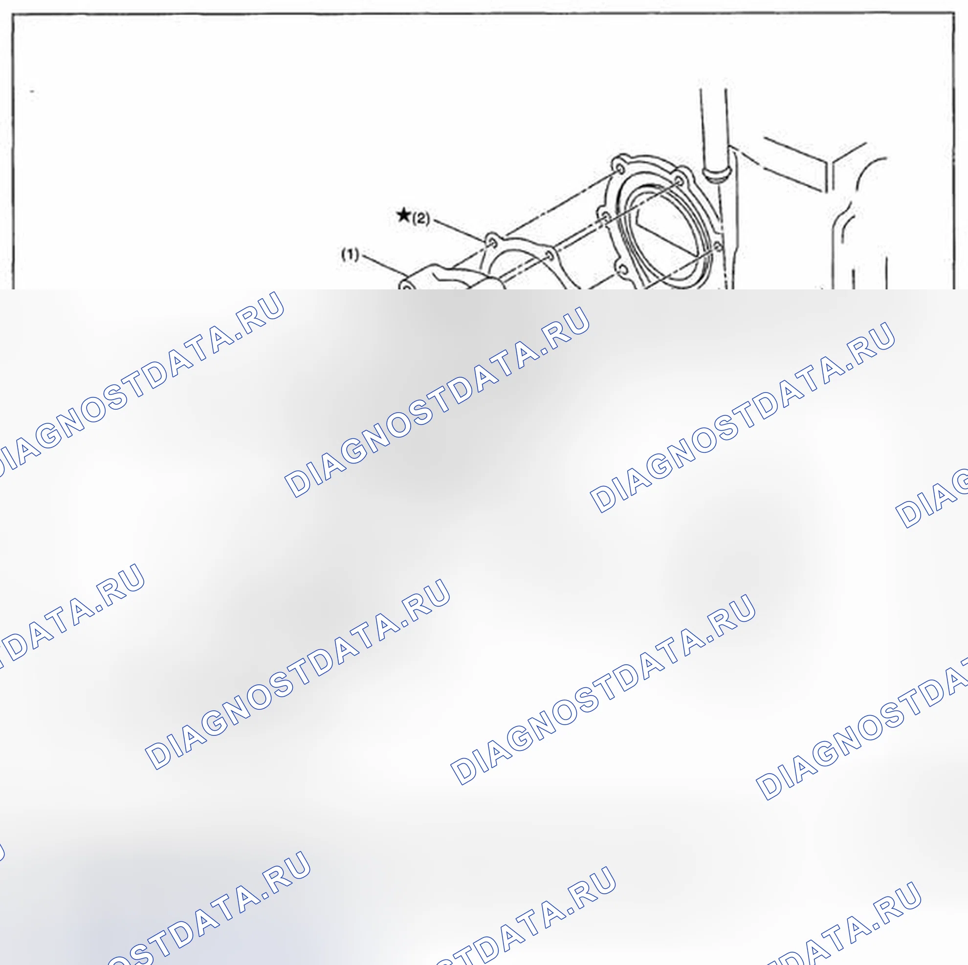 Рис. 36: ВОДЯНОЙ НАСОС. Subaru Impreza GH
