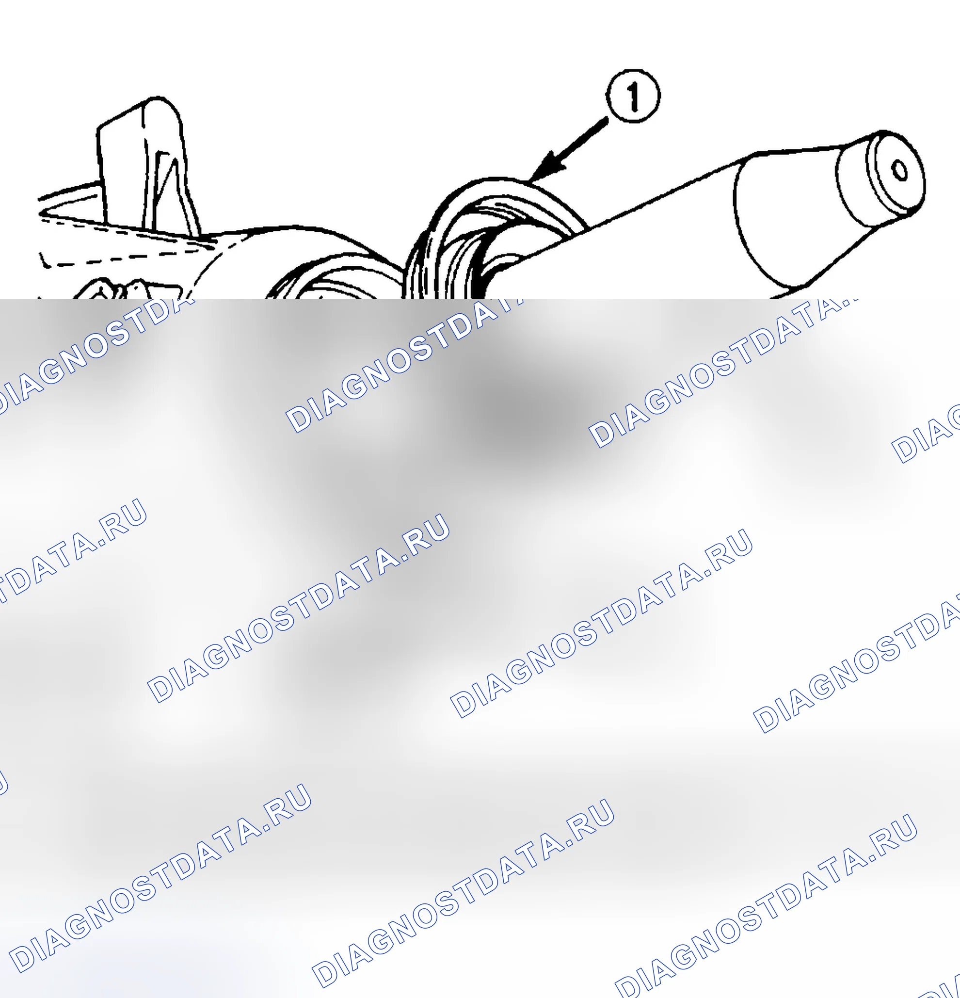 Рис. 129: Задний фиксатор. Jeep Liberty I