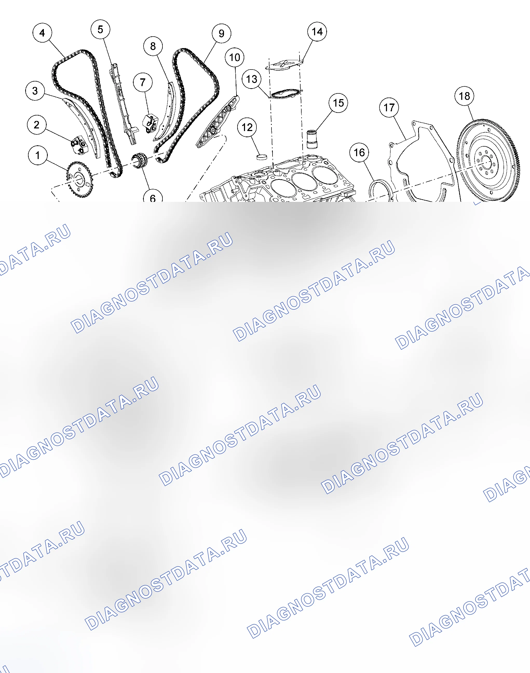 Рис. 252: Сборка. Hyundai Mistra II
