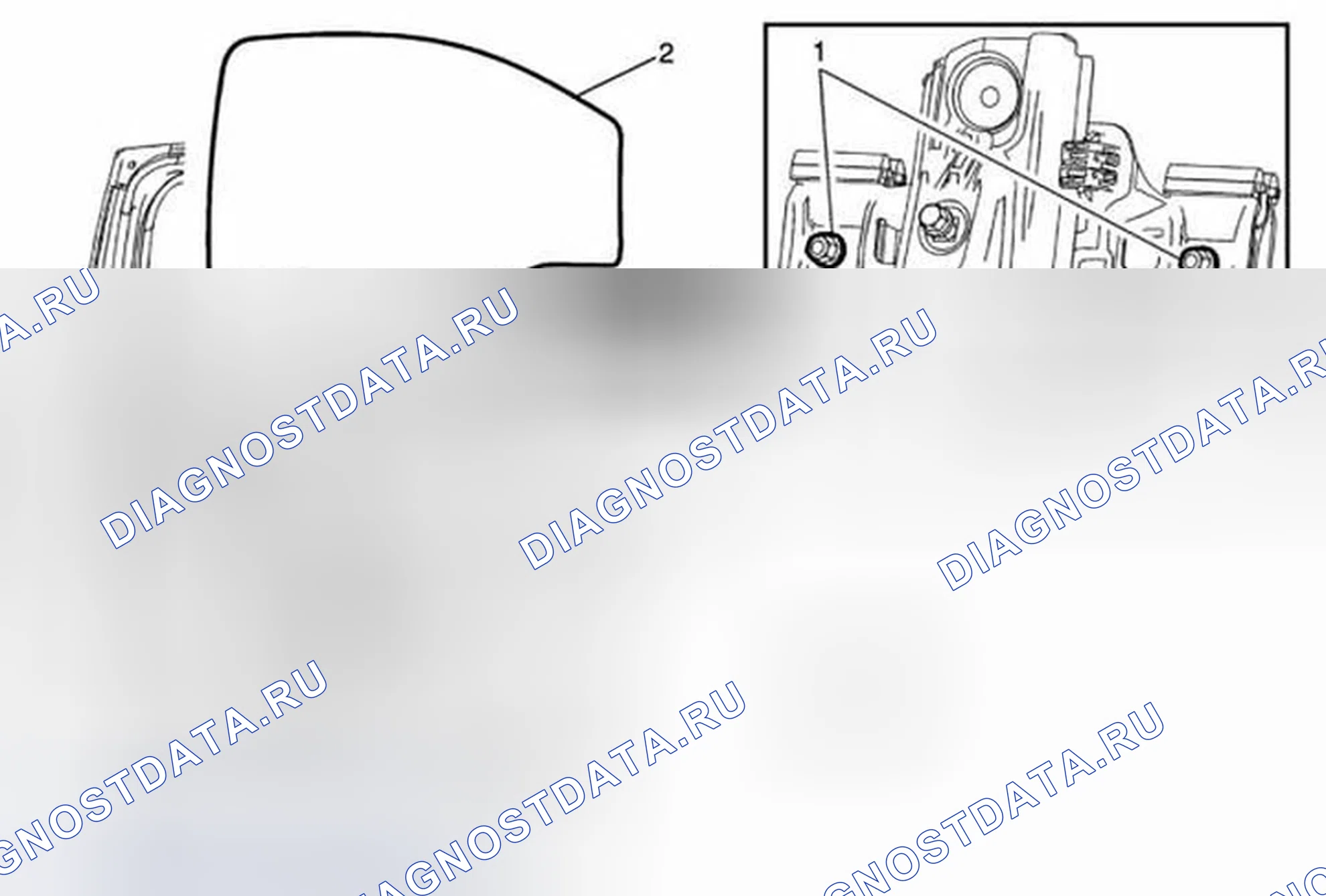 Рис. 5: Замена окна передней двери. Chevrolet Sonic I