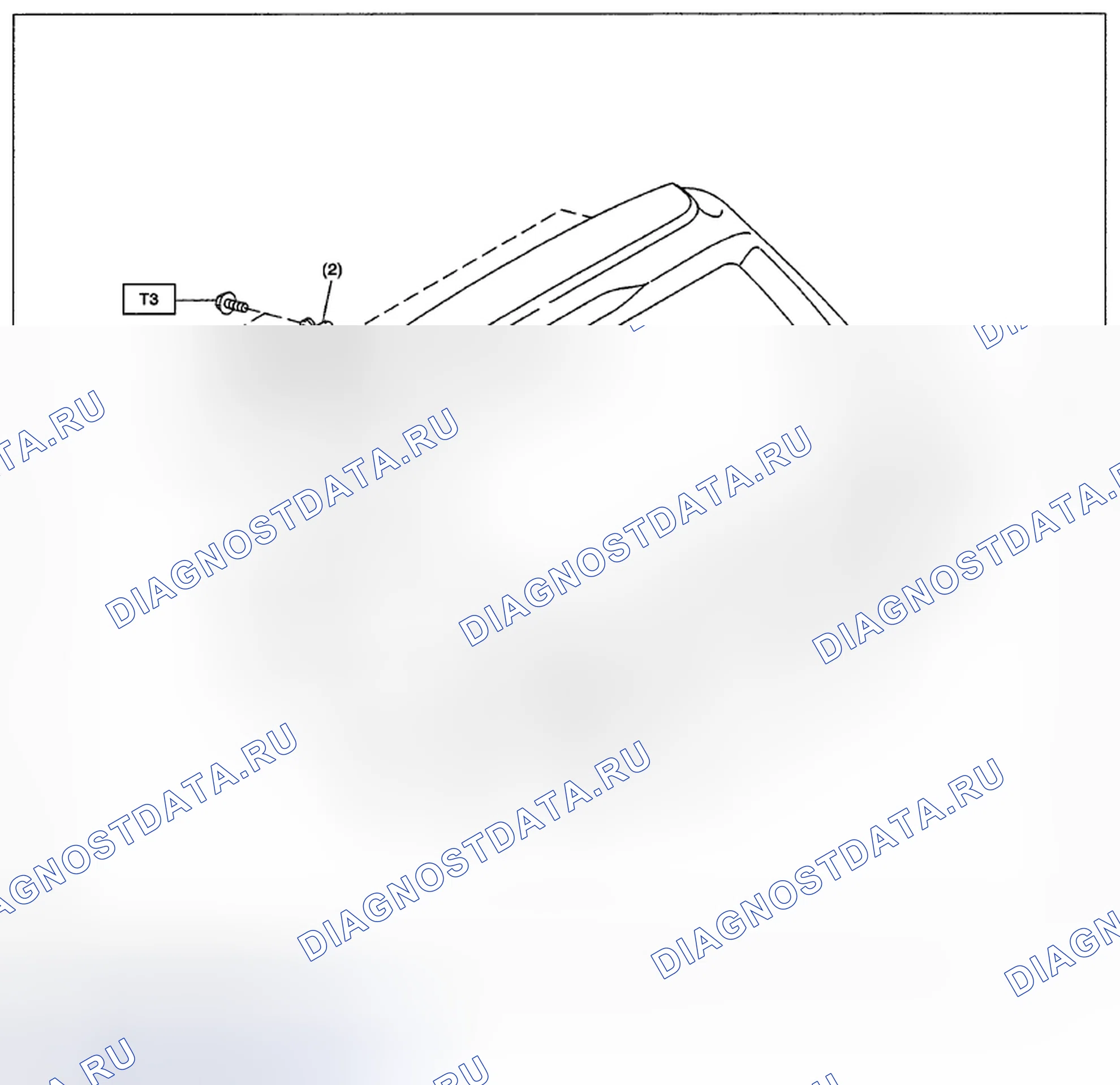 Рис. 16: ЗАДНИЕ ВОРОТА. Subaru Impreza WRX STI GR