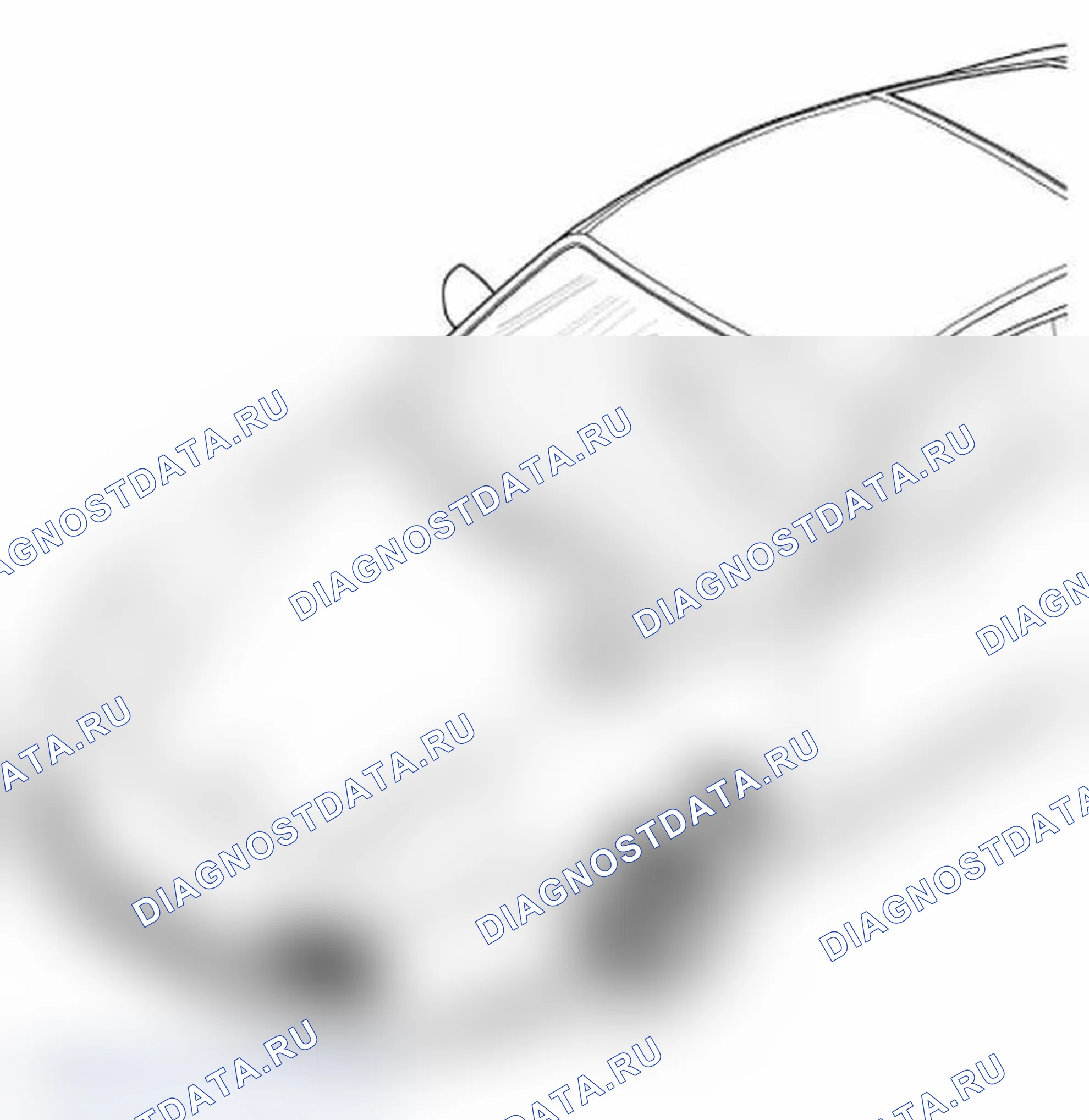 Рис. 17: Демонтаж и установка модуля управления для датчика дождя. Porsche 911 Carrera 4 996 рестайлинг