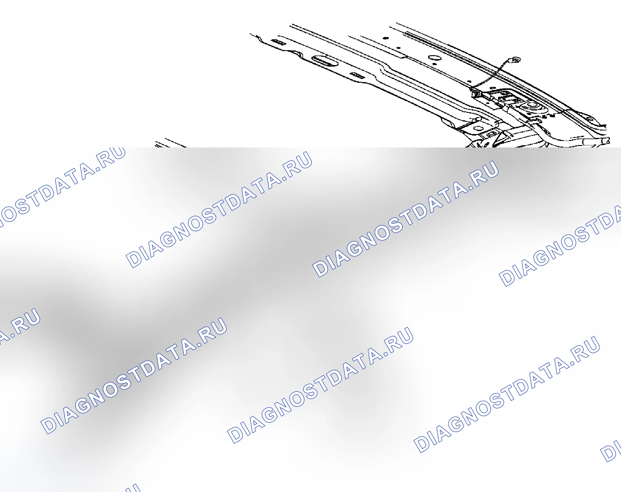 Рис. 22: Замена кабеля цифровой радиоантенны. Kia Rio III рестайлинг