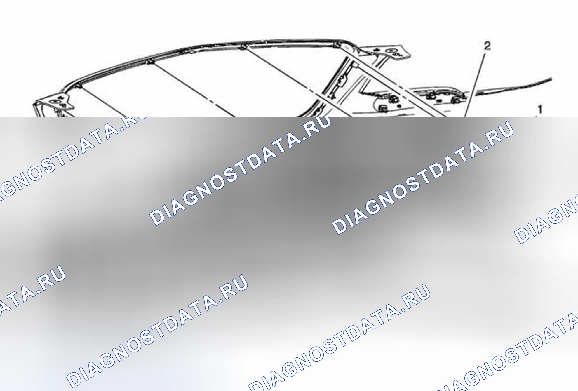 Рис. 31: Замена передней верхней решетки (Encore). Buick Encore I