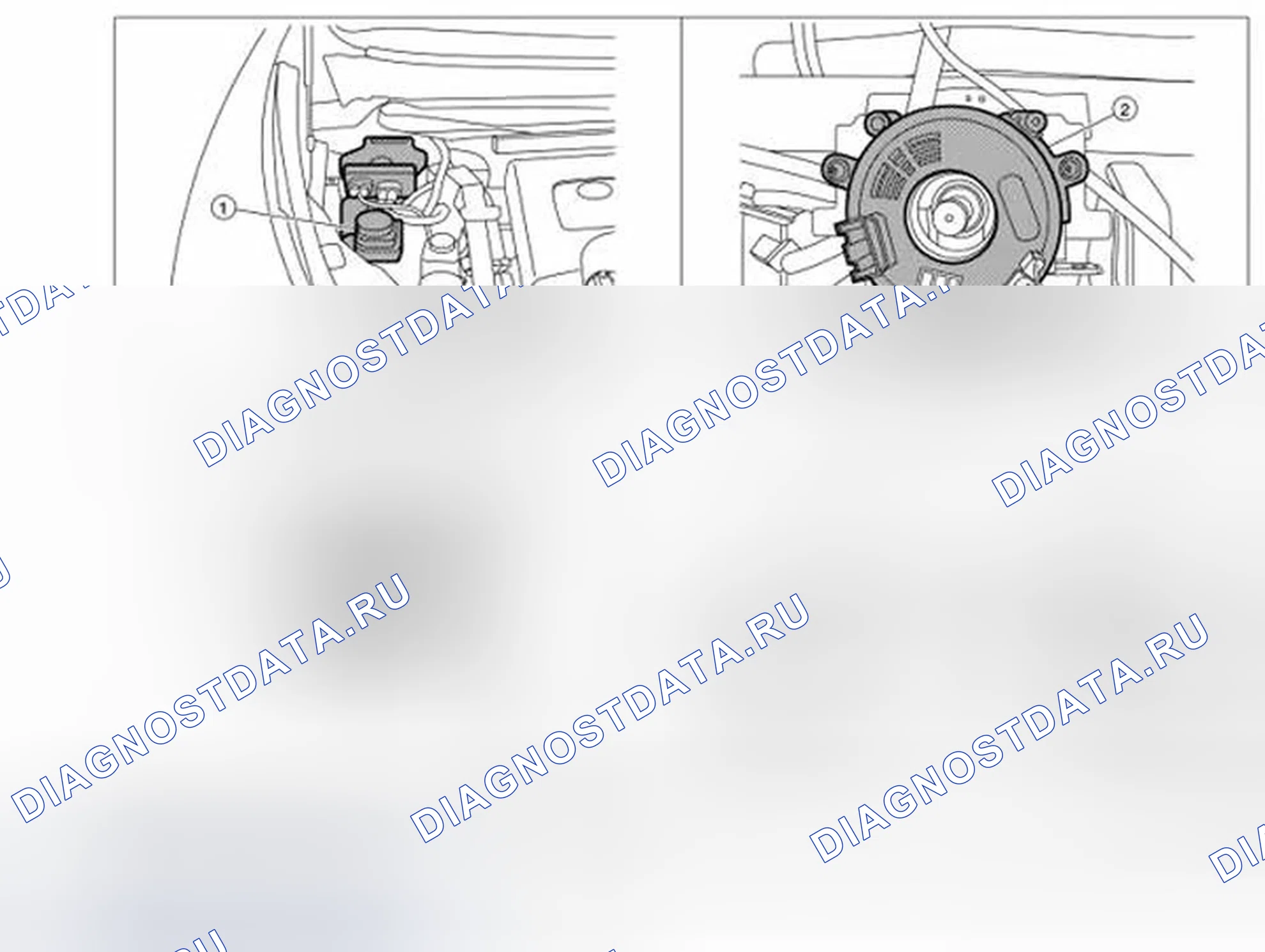 Рис. 26: Расположение компонентов. Infiniti QX60 I