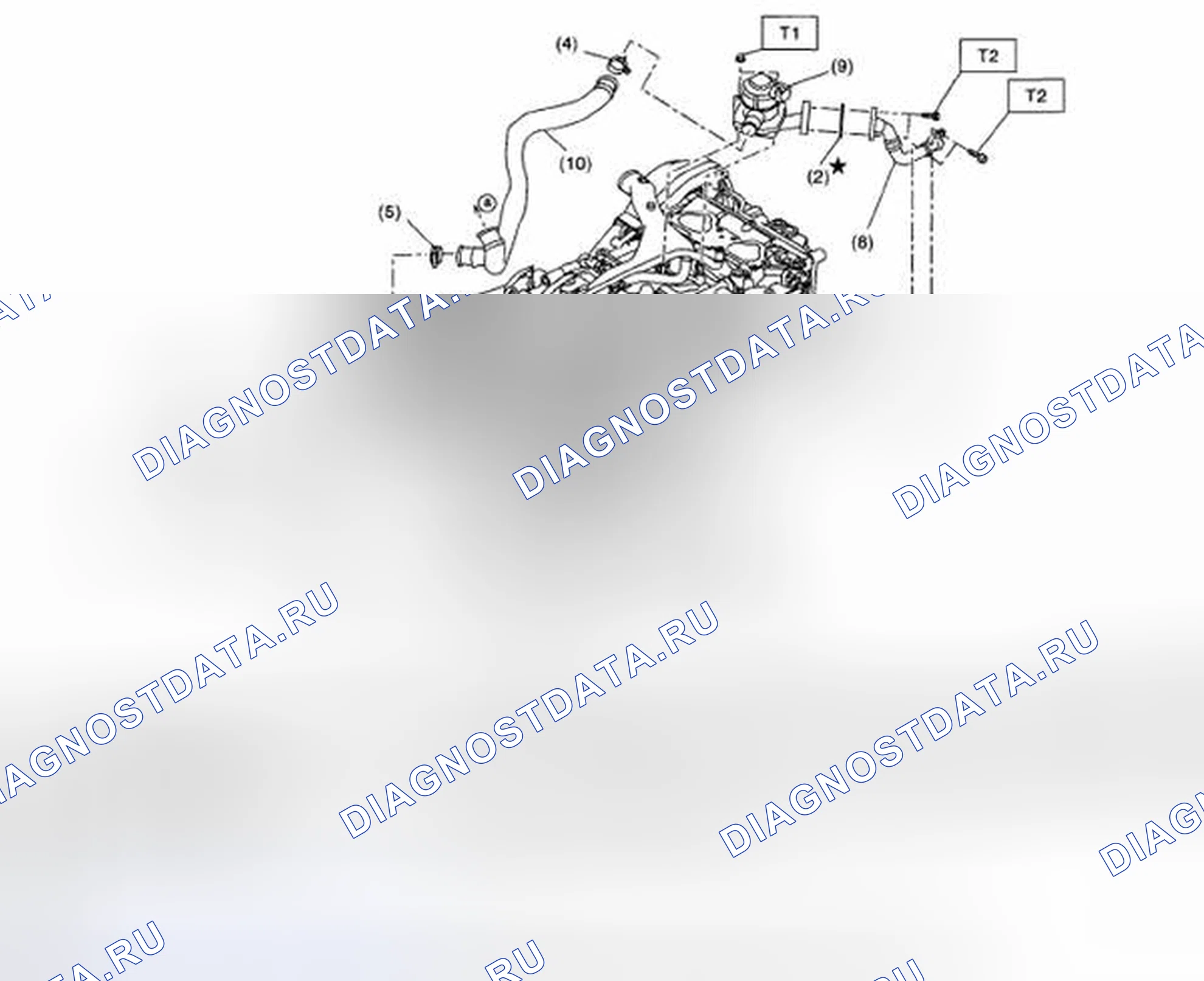 Рис. 4: КОМБИНИРОВАННЫЙ КЛАПАН ВТОРИЧНОГО ВОЗДУХА. Subaru Legacy BL/BP рестайлинг