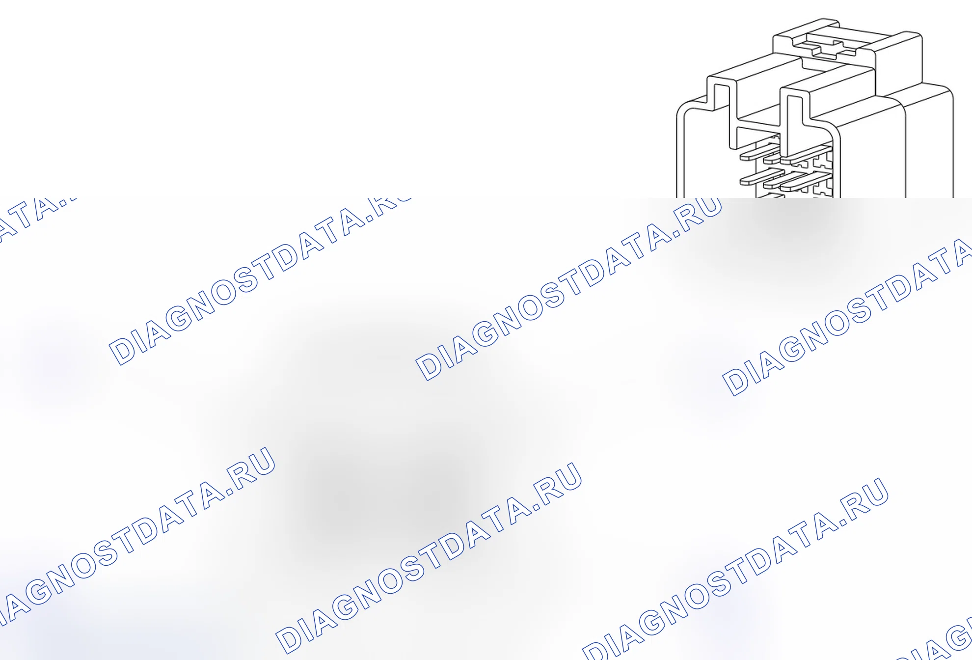 Распиновка разъёма X270. Opel Agila B