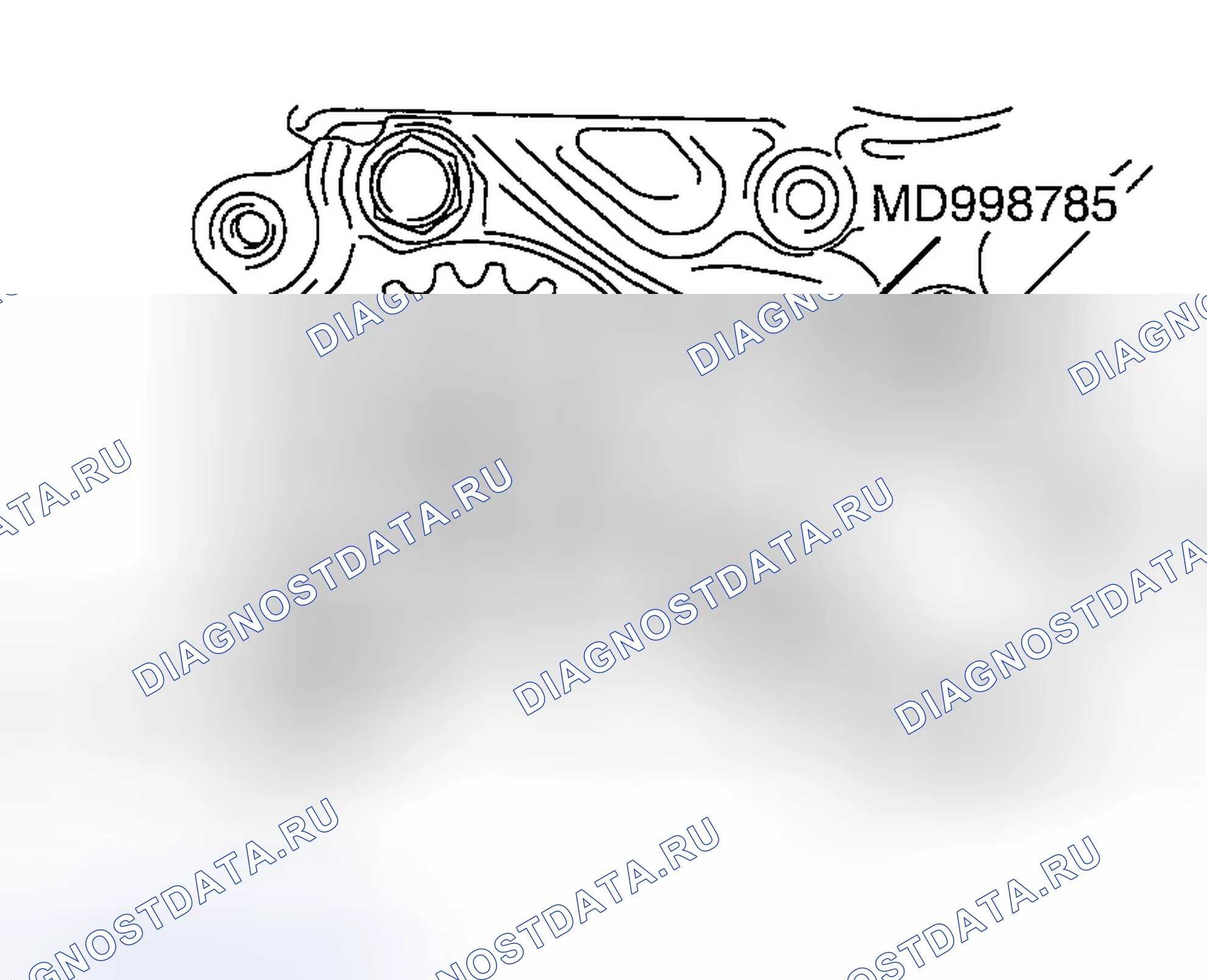 Рис. 611: > > E < < УСТАНОВКА ЗВЕЗДОЧКИ ВАЛА ПРОТИВОВЕСА. Mazda MX-5 NA