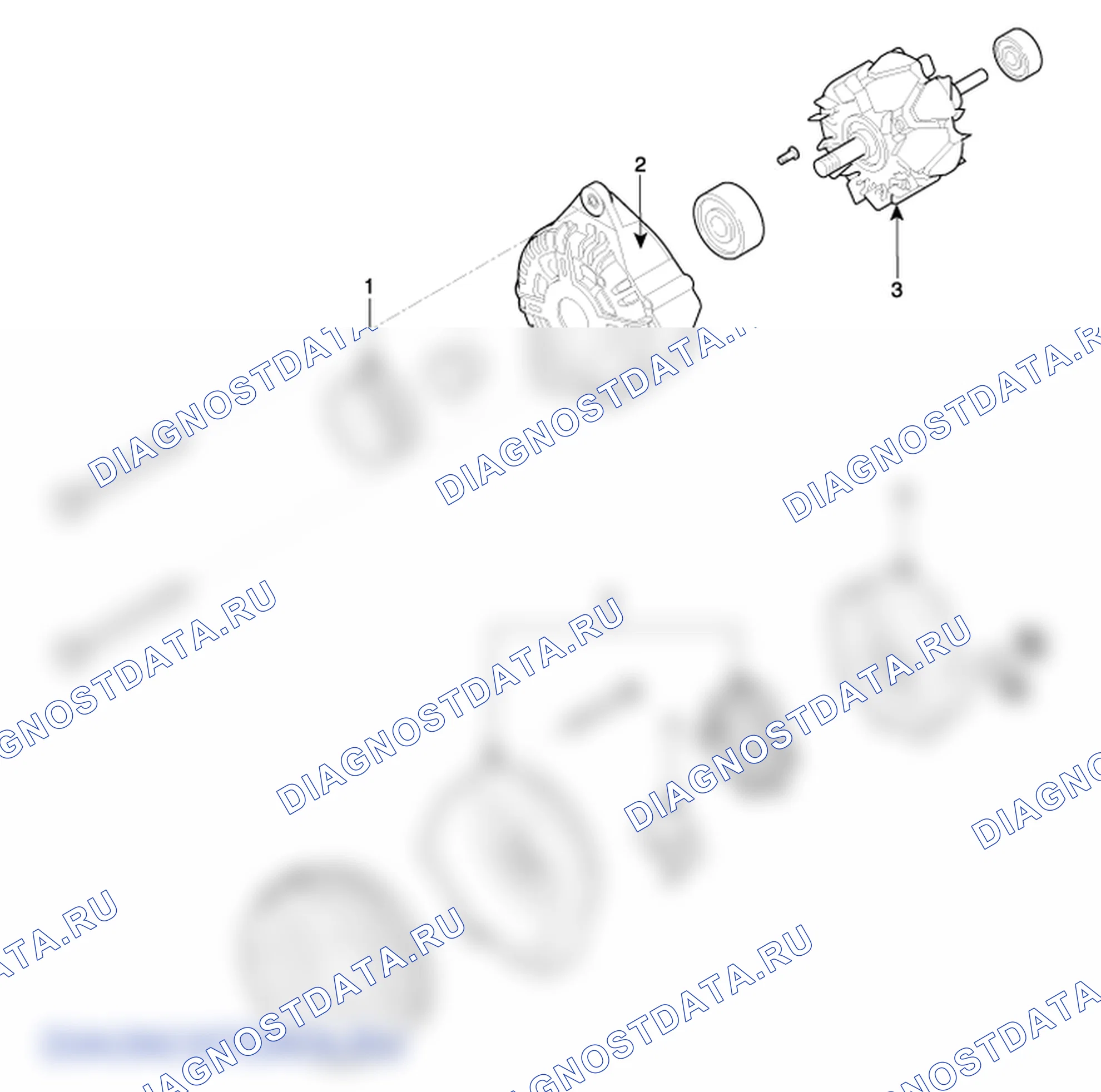 Детали генератора. Hyundai GRAND i10/Xcent BA