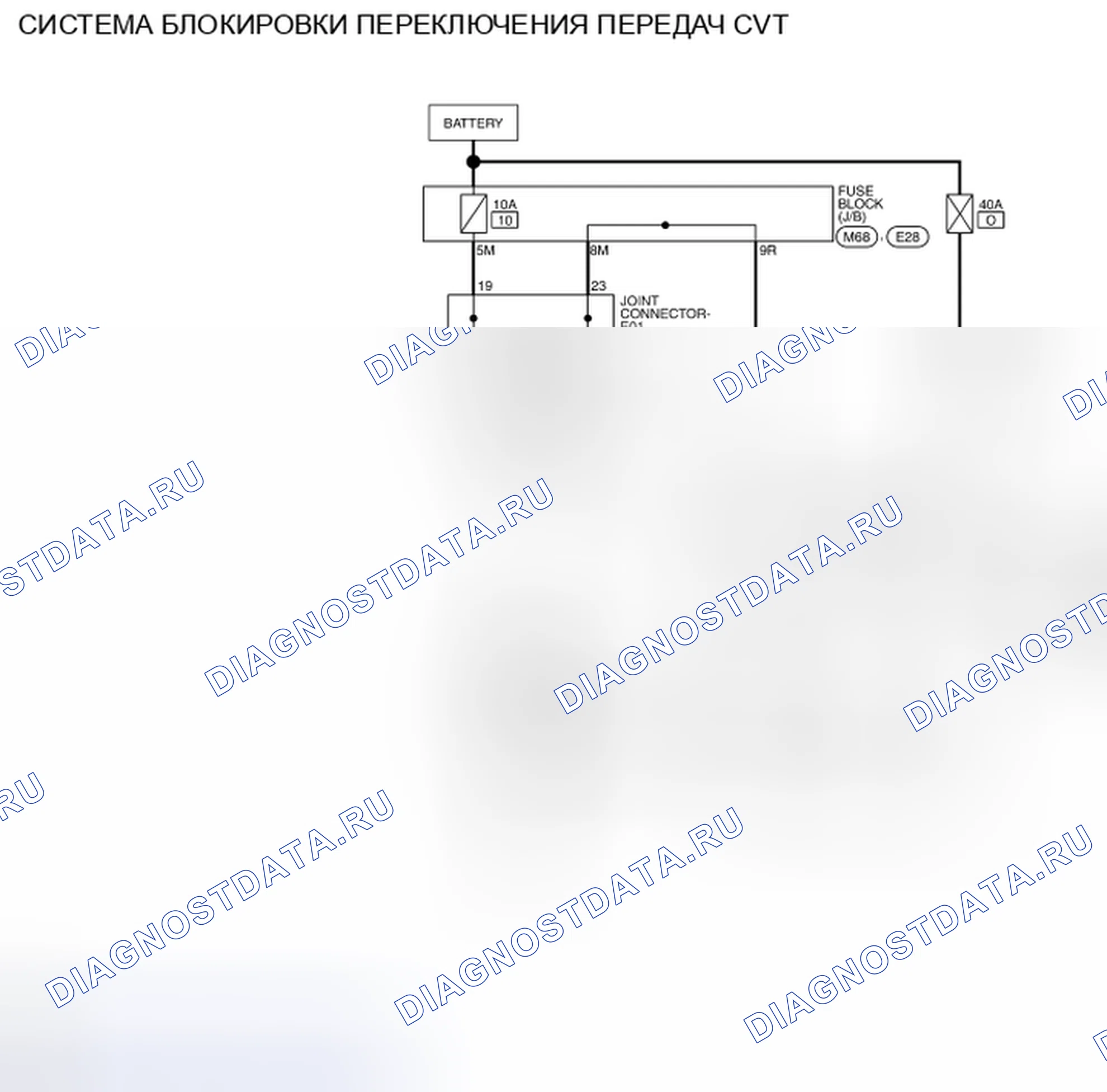 Рис. 194: электросхема. Nissan Pathfinder IV рестайлинг