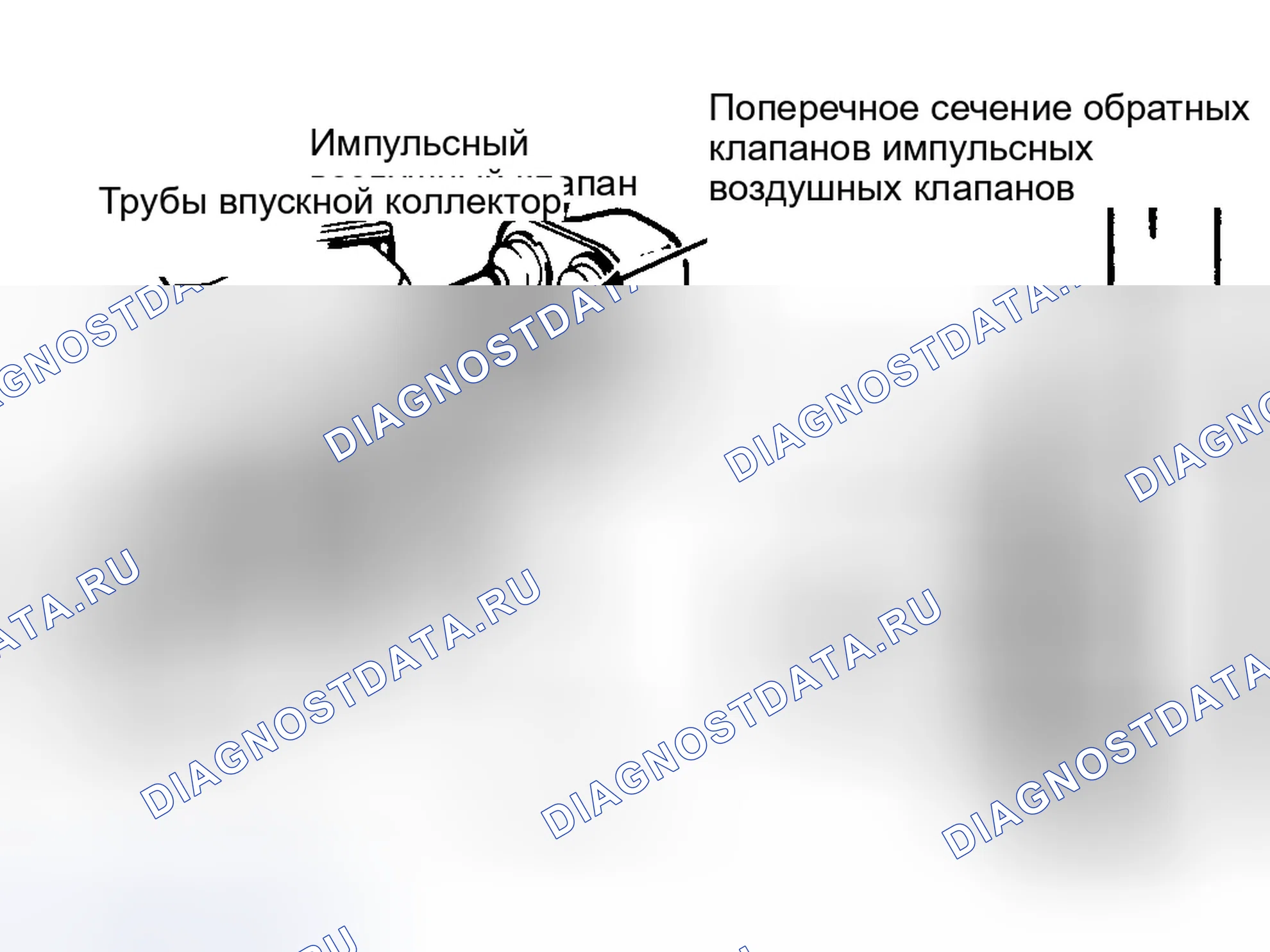 Рис. 14: Импульсная система впрыска вторичного воздуха (PAIR). Chrysler LHS II