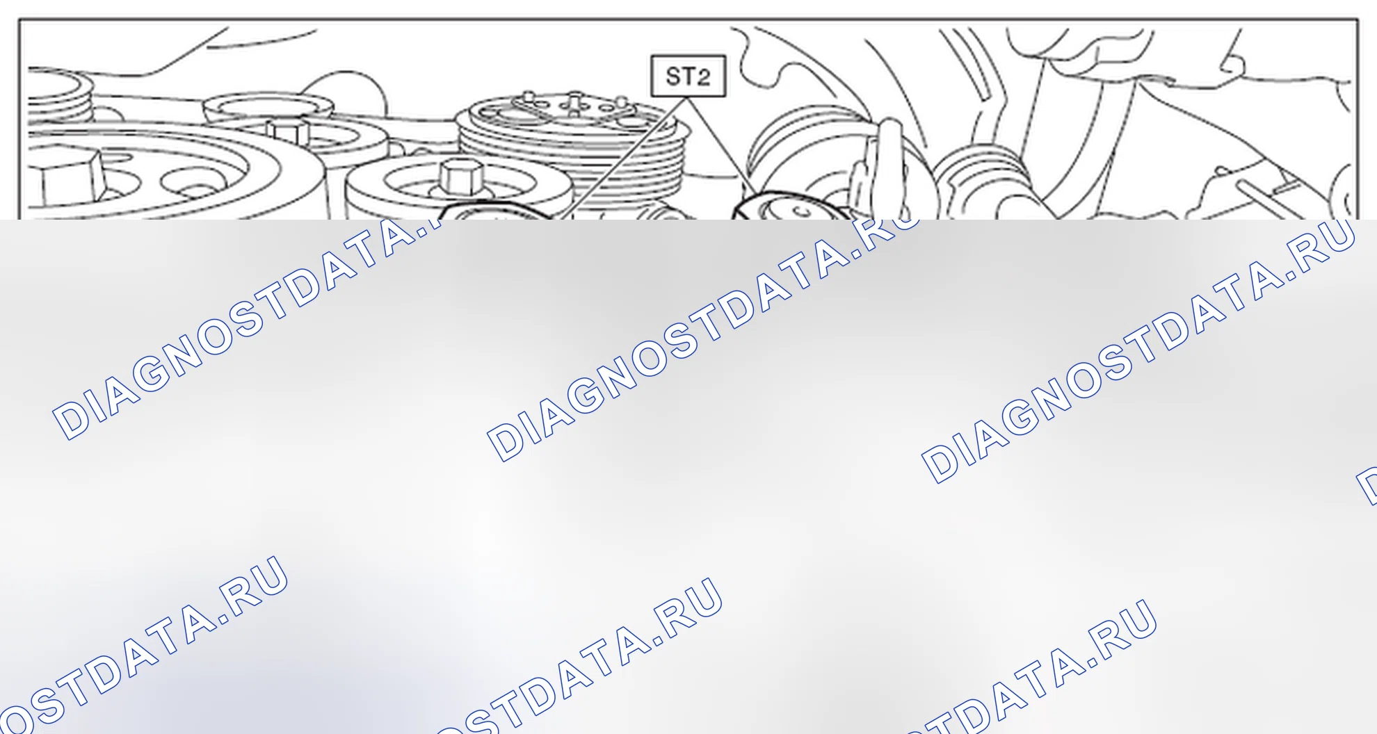 Рис. 114: ШКИВ ВОДЯНОГО НАСОСА. Subaru Impreza WRX GE рестайлинг