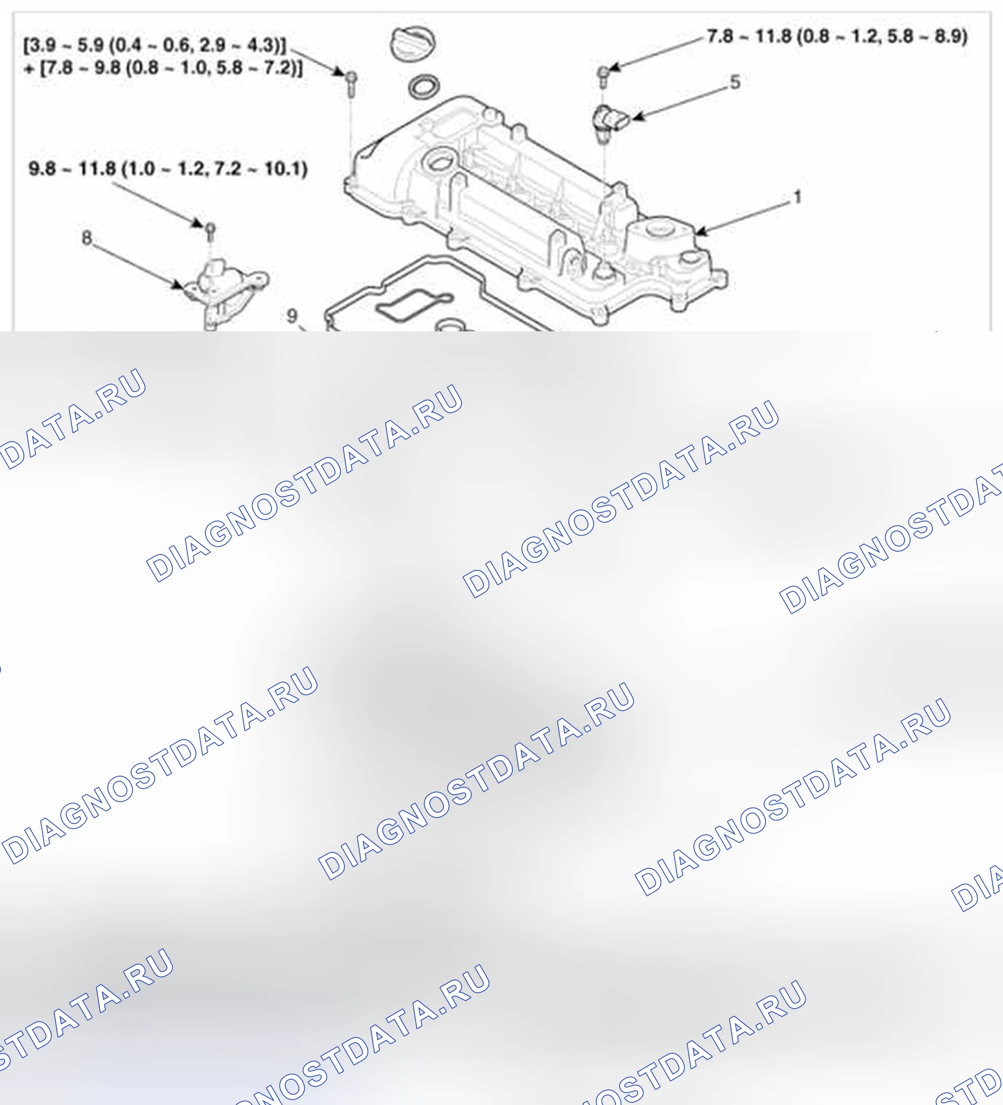 Рис. 155: Компоненты. BMW 6 серия F06/F13/F12