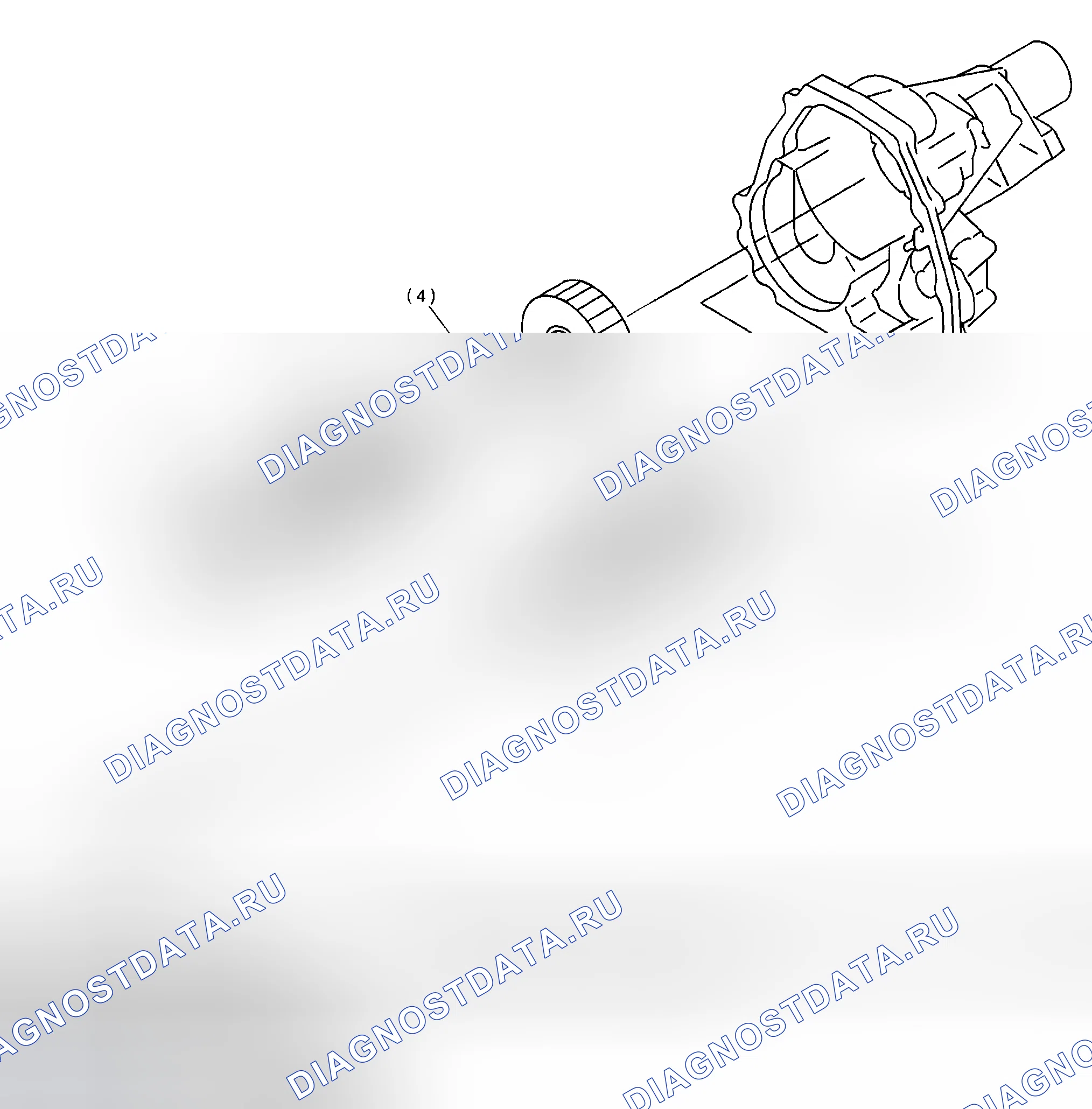 Рис. 51: Идентификация компонентов редуктора. Honda X-NV I