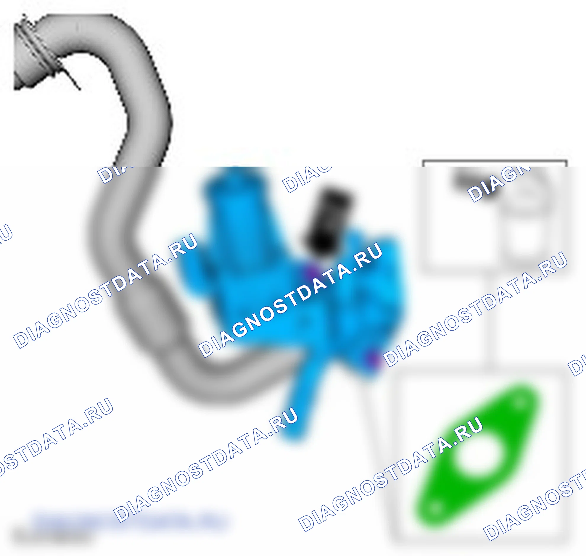 Как снять и установить клапан рециркуляции отработавших газов (EGR). Ford Ranger T6