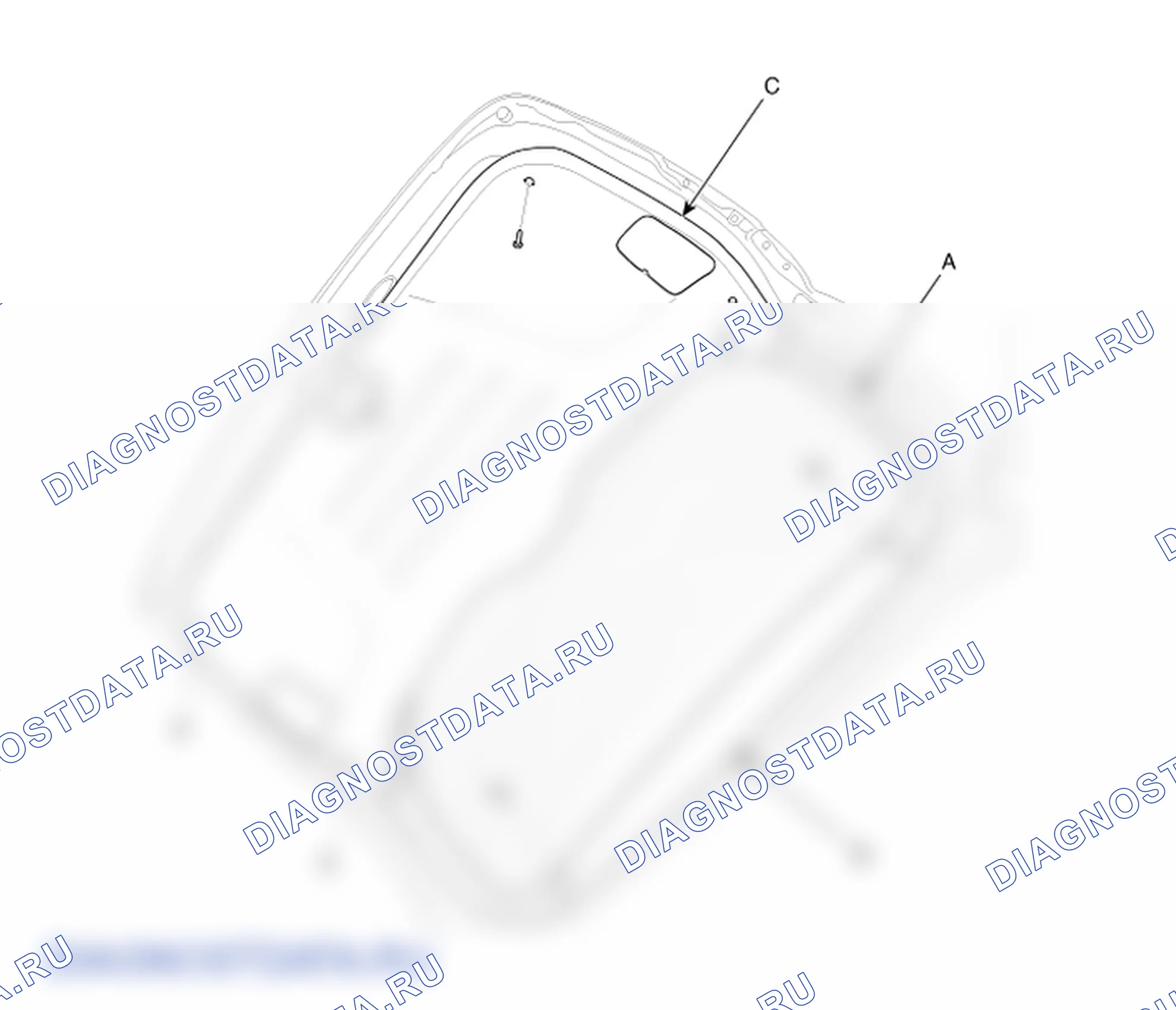 Замена двери багажника. Hyundai ix35 EL