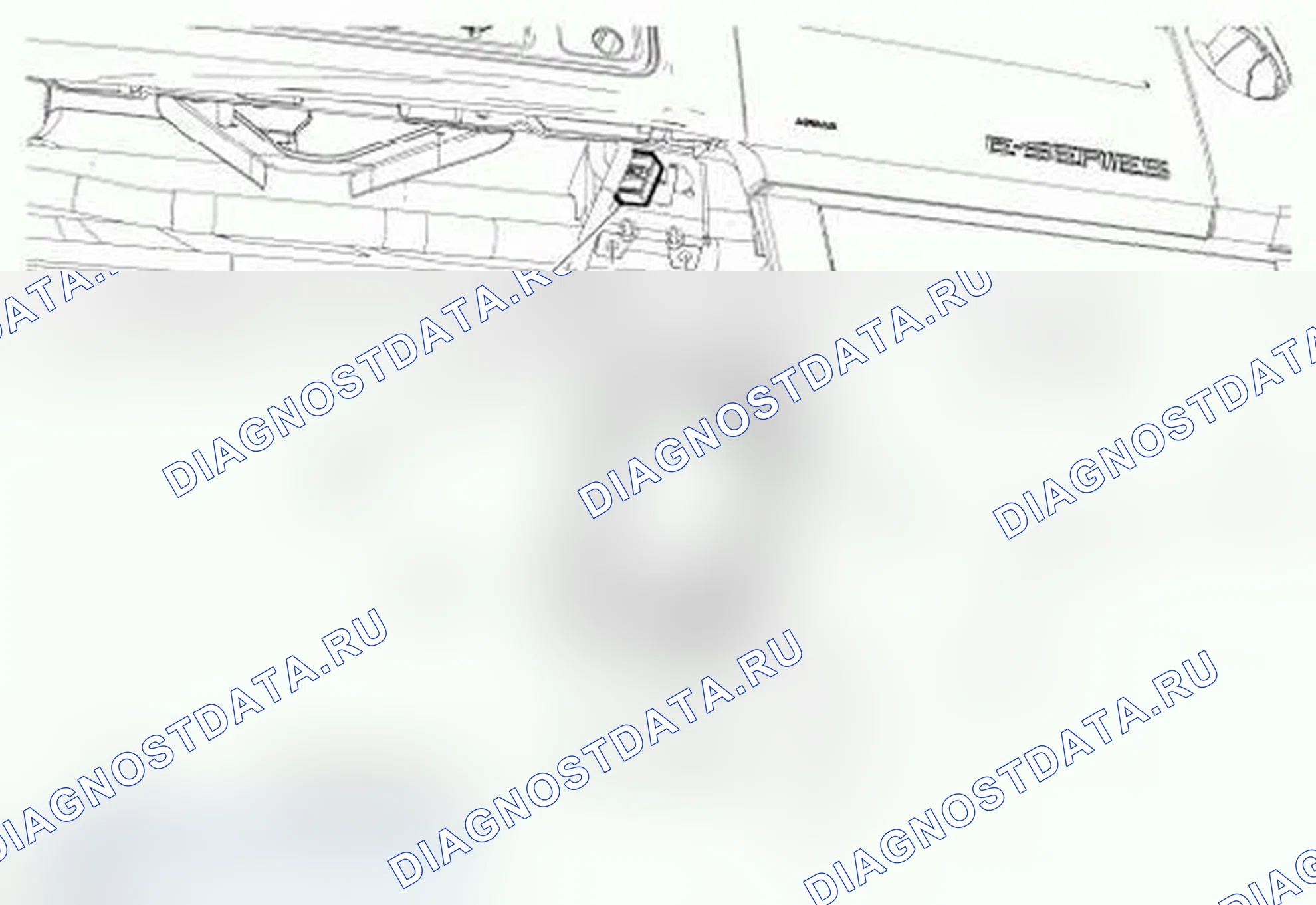 Рис. 59: Усилитель звука. Ford Econoline E250 