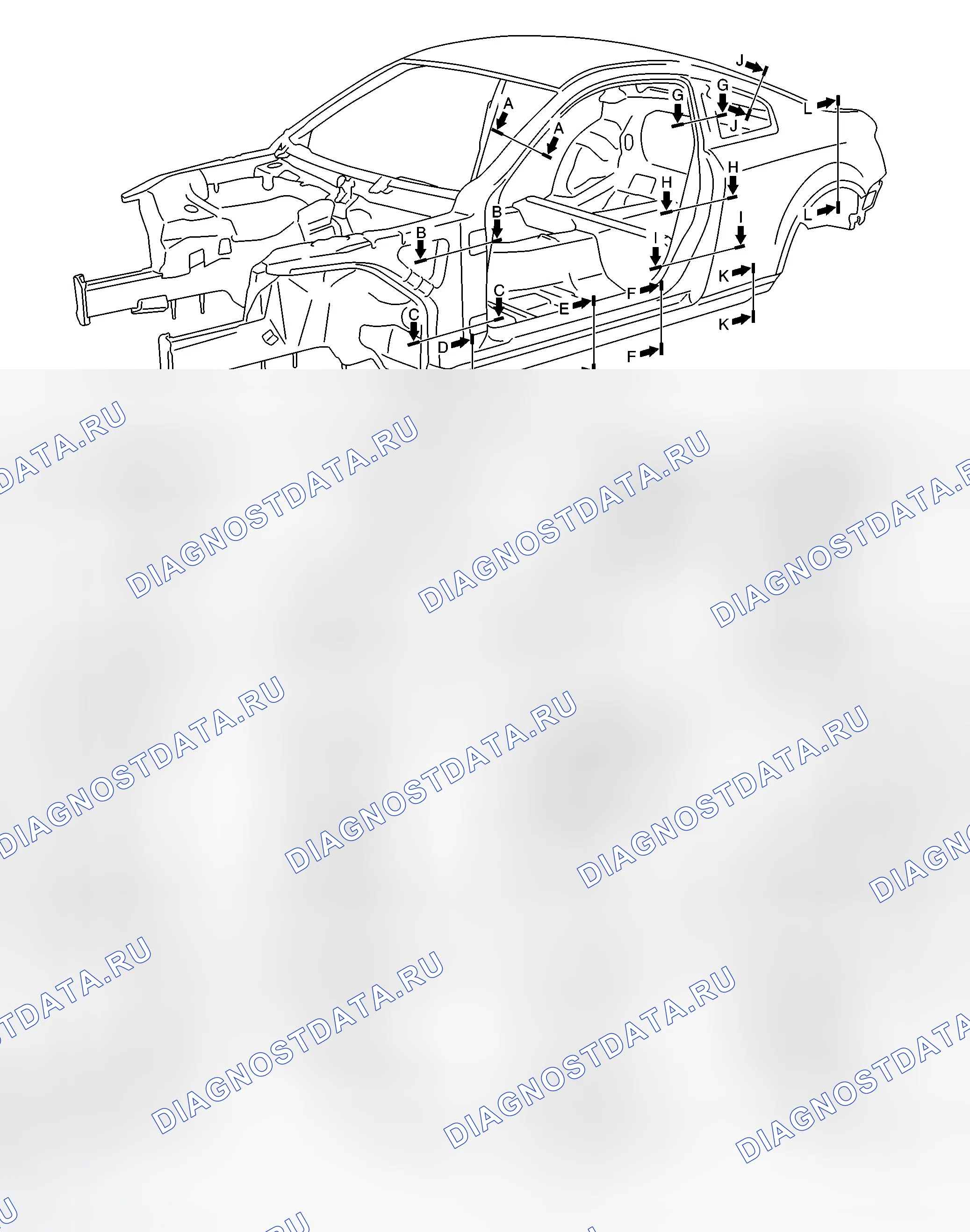Рис. 240: КОНСТРУКЦИЯ КУЗОВА. Infiniti G35 III