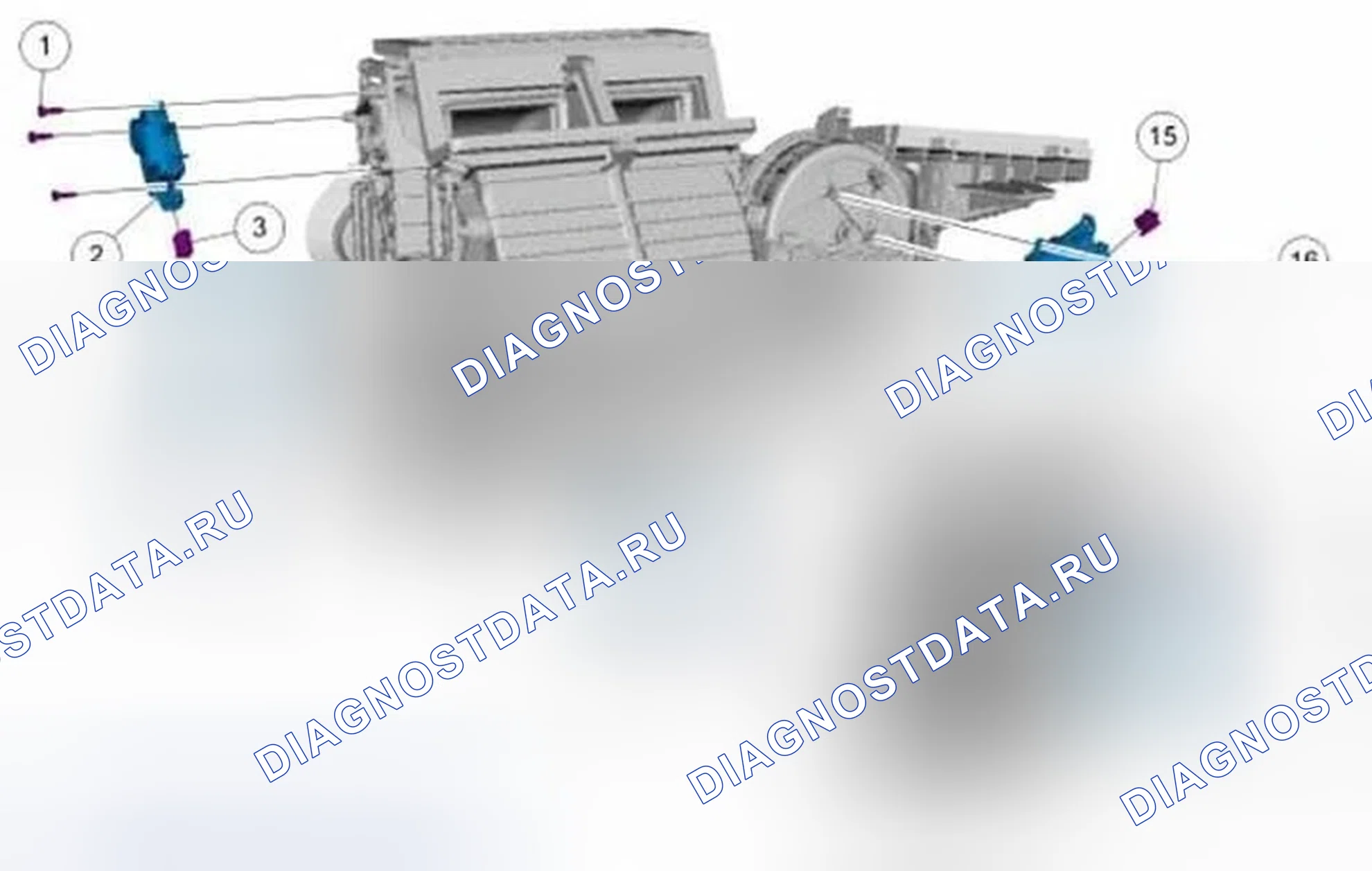 Рис. 110: Разнесенный вид. Ford Explorer V