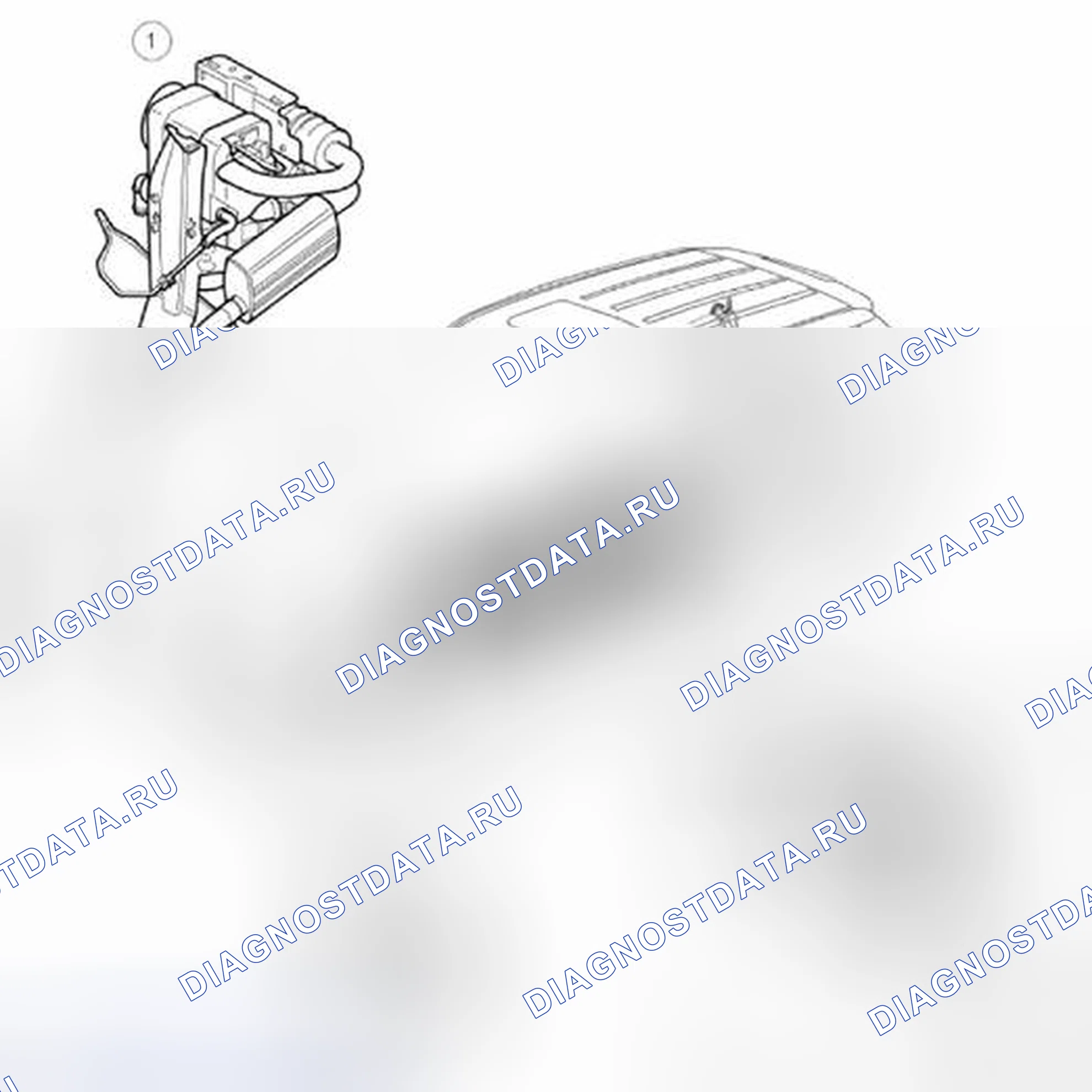 Рис. 54: РАСПОЛОЖЕНИЕ КОМПОНЕНТОВ. Land Rover Range Rover Sport L320