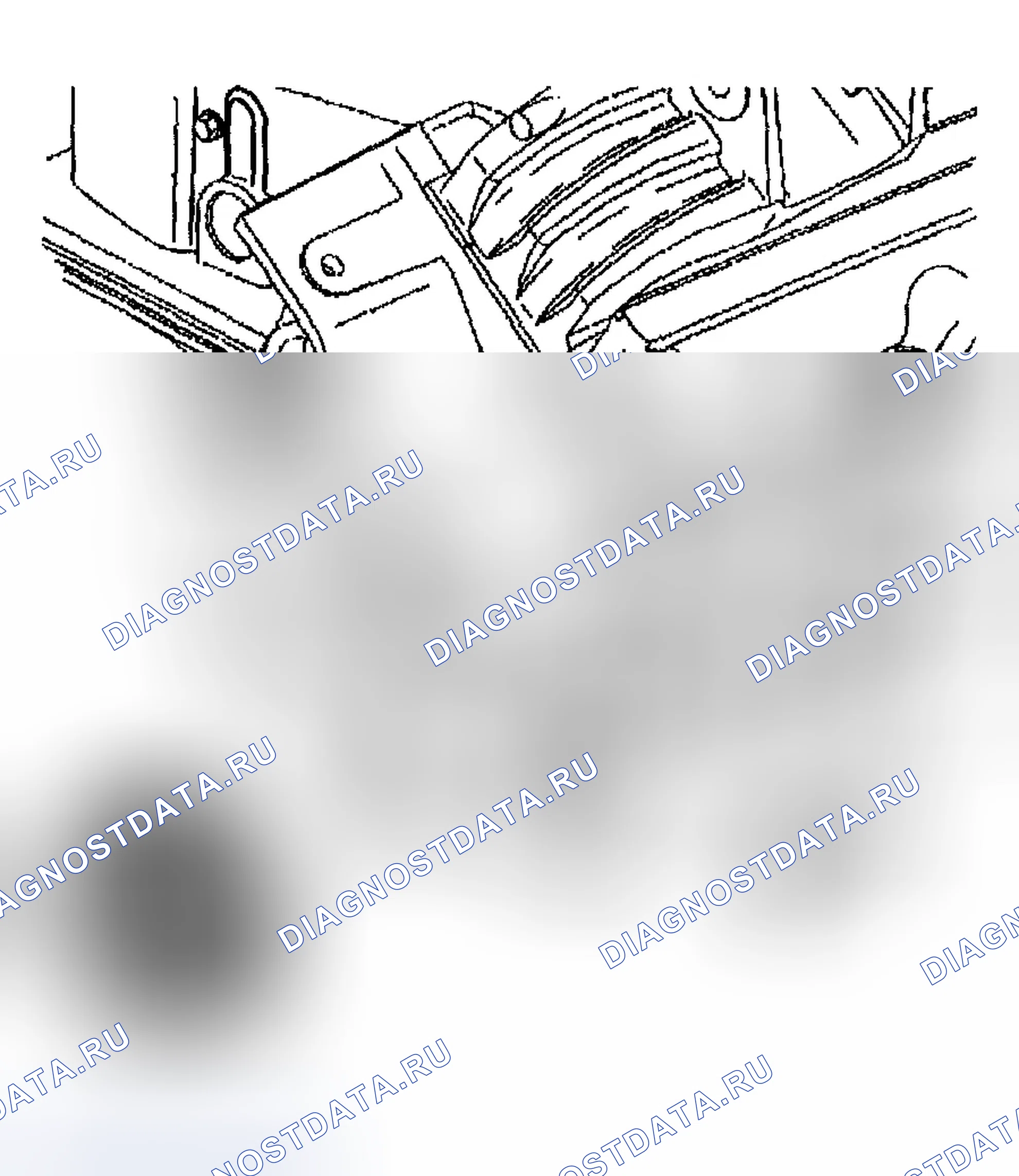 Рис. 499: Натяжной шкив приводного ремня - демонтаж (L67). Chevrolet Impala VIII