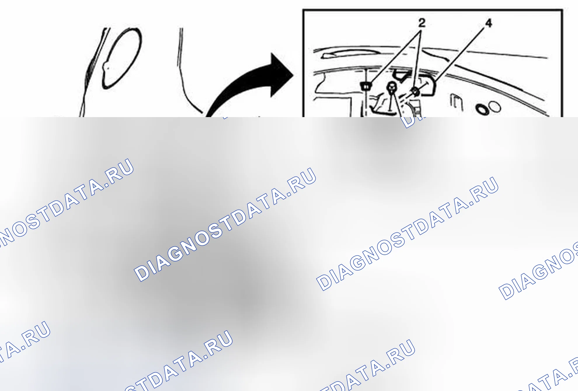 Рис. 5: Замена хвостовика задней рулевой рубки (хэтчбек - справа). Chevrolet Sonic I