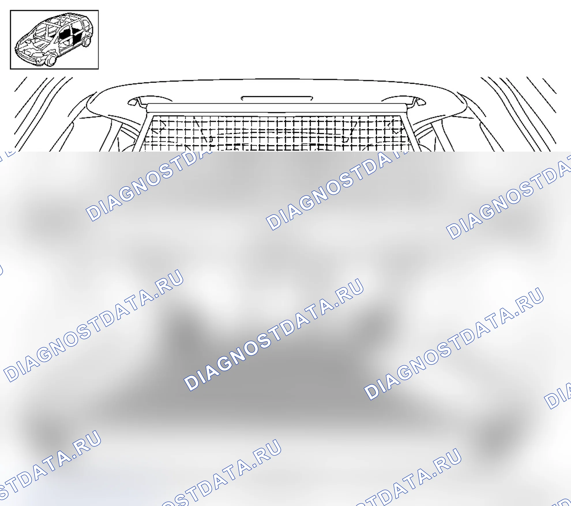 Замена крепежной багажной сетки. Opel Astra H