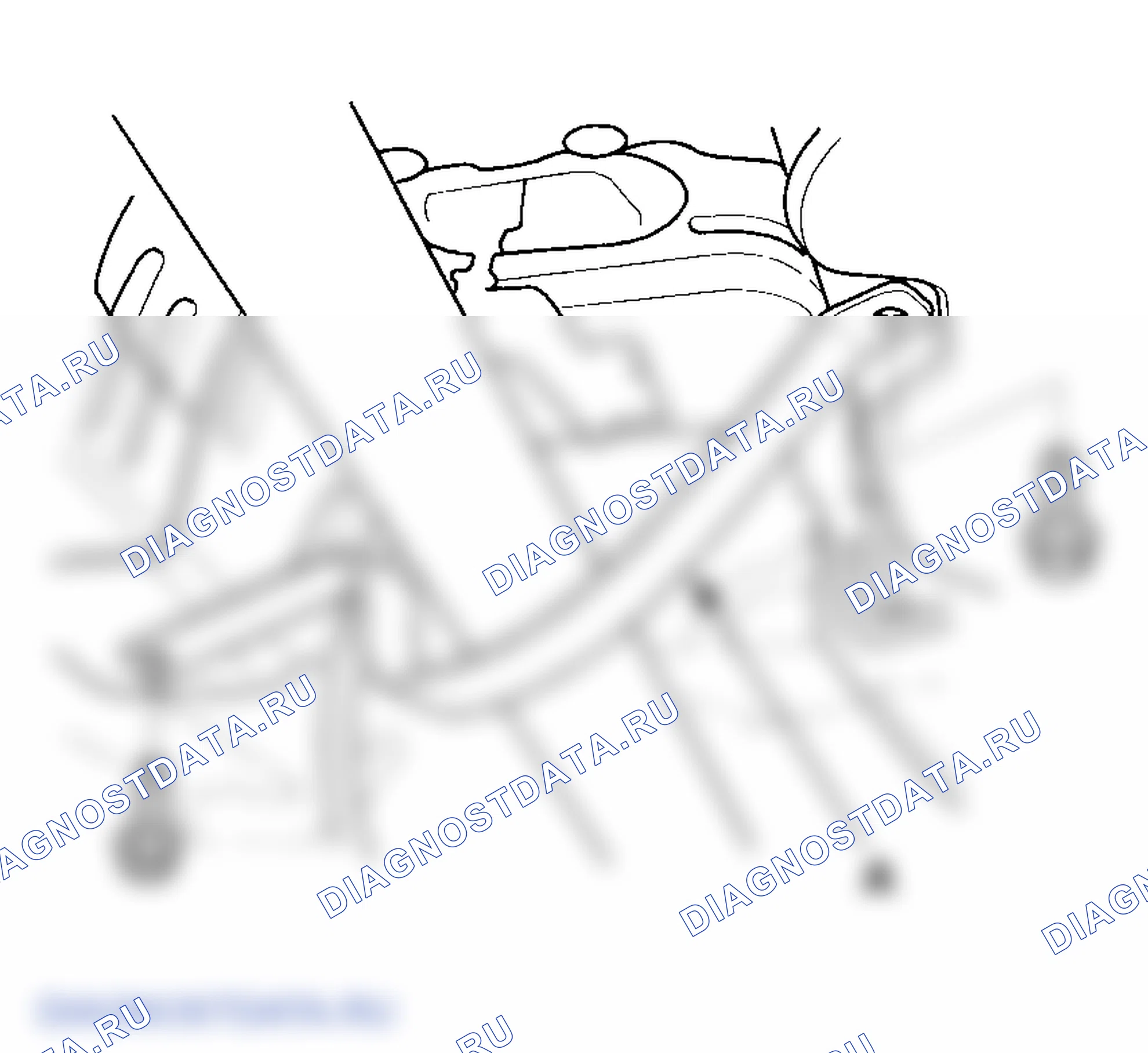 Рис. 14: Удаление карданного вала. Honda Element I