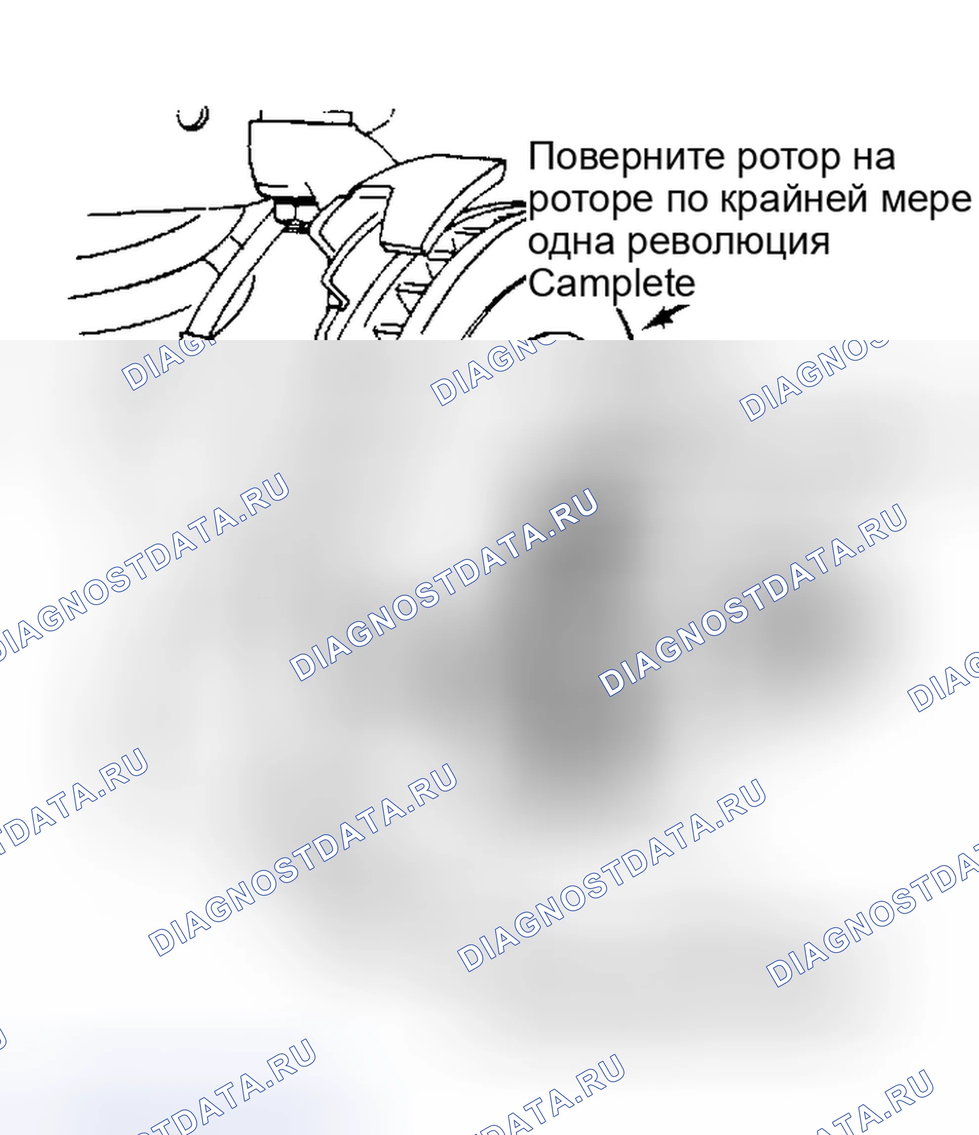 Рис. 29: Проверка бокового биения ротора. Pontiac Sunbird II