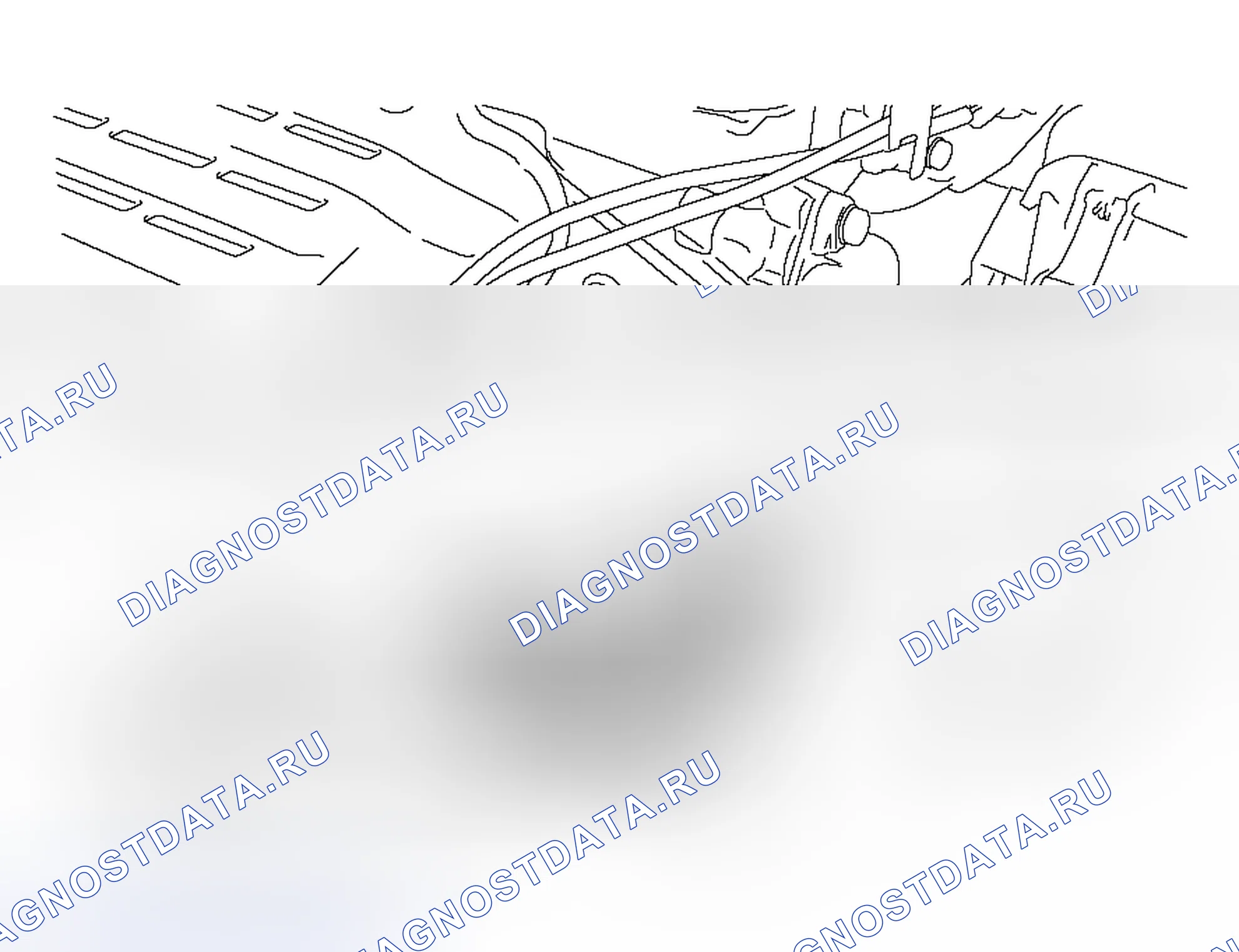 Рис. 2: < < C > > ДЕМОНТАЖ ПУСКАТЕЛЯ В СБОРЕ < M / T >. Honda Fit Aria I