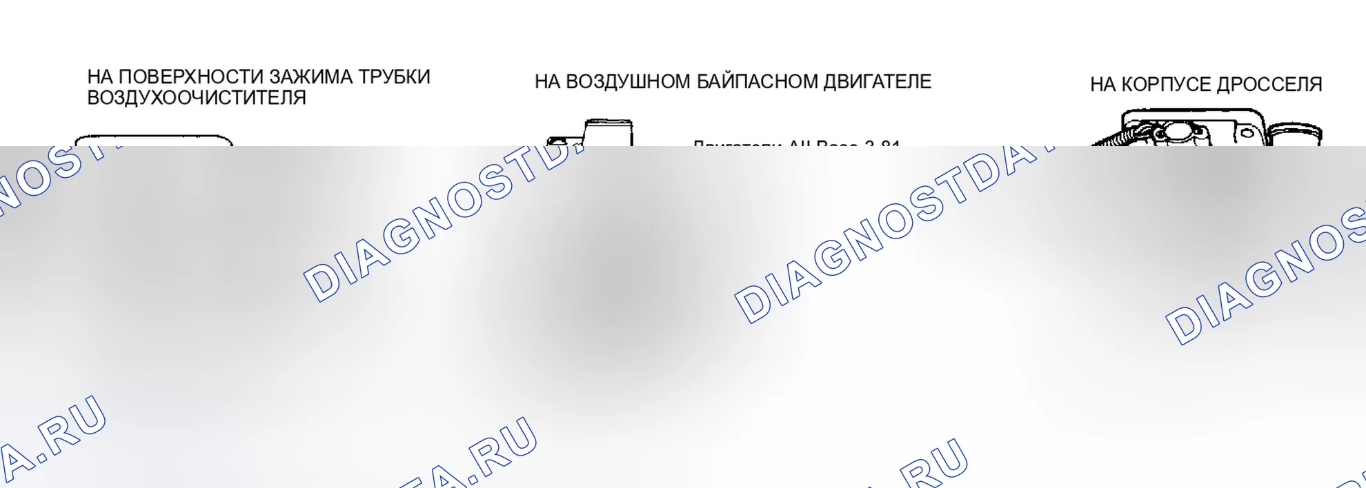 Рис. 5: МЕРЫ ПО РЕГУЛИРОВКЕ ХОЛОСТОГО ХОДА. Ford Thunderbird X