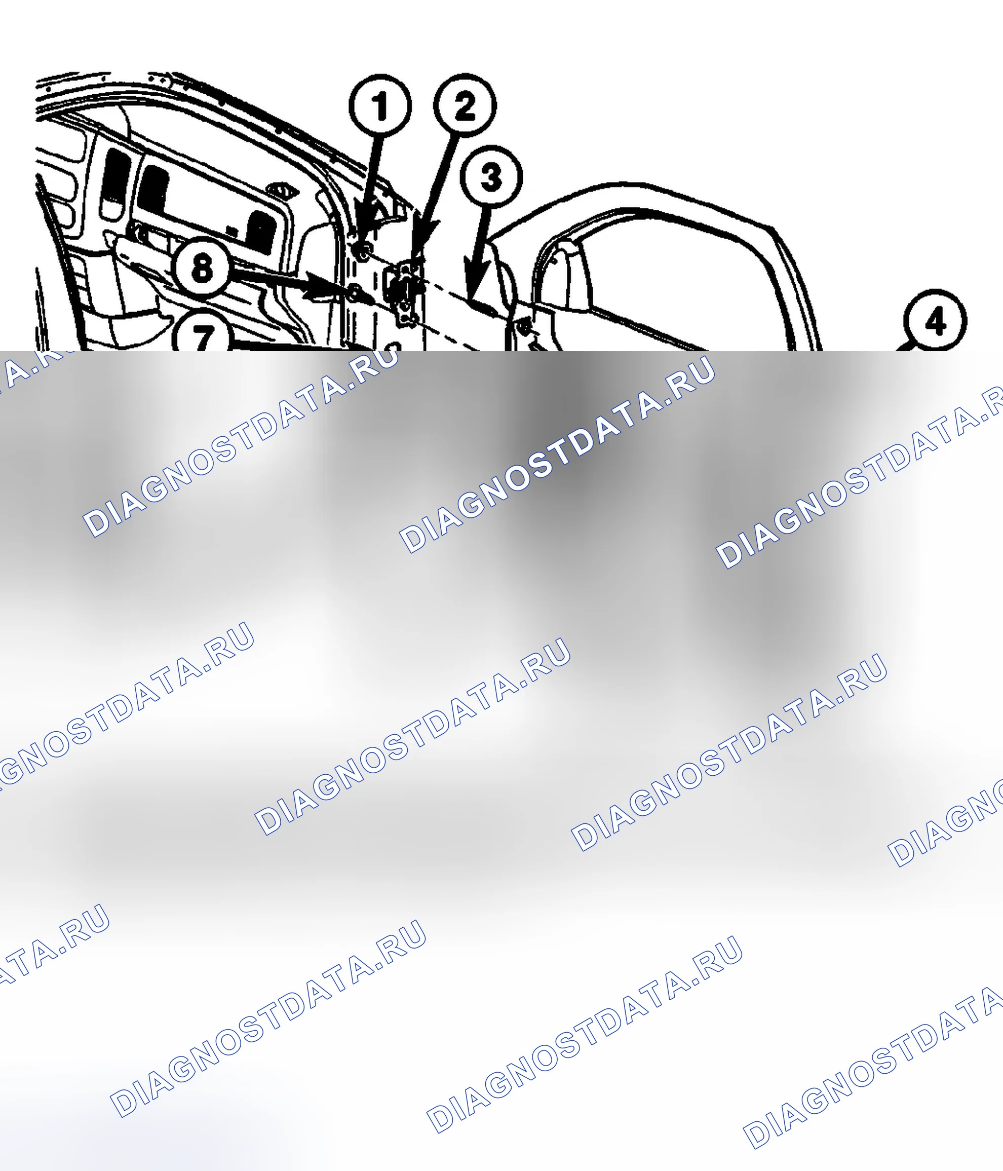 Рис. 2: ДЕМОНТАЖ. Dodge Pickup R3500 