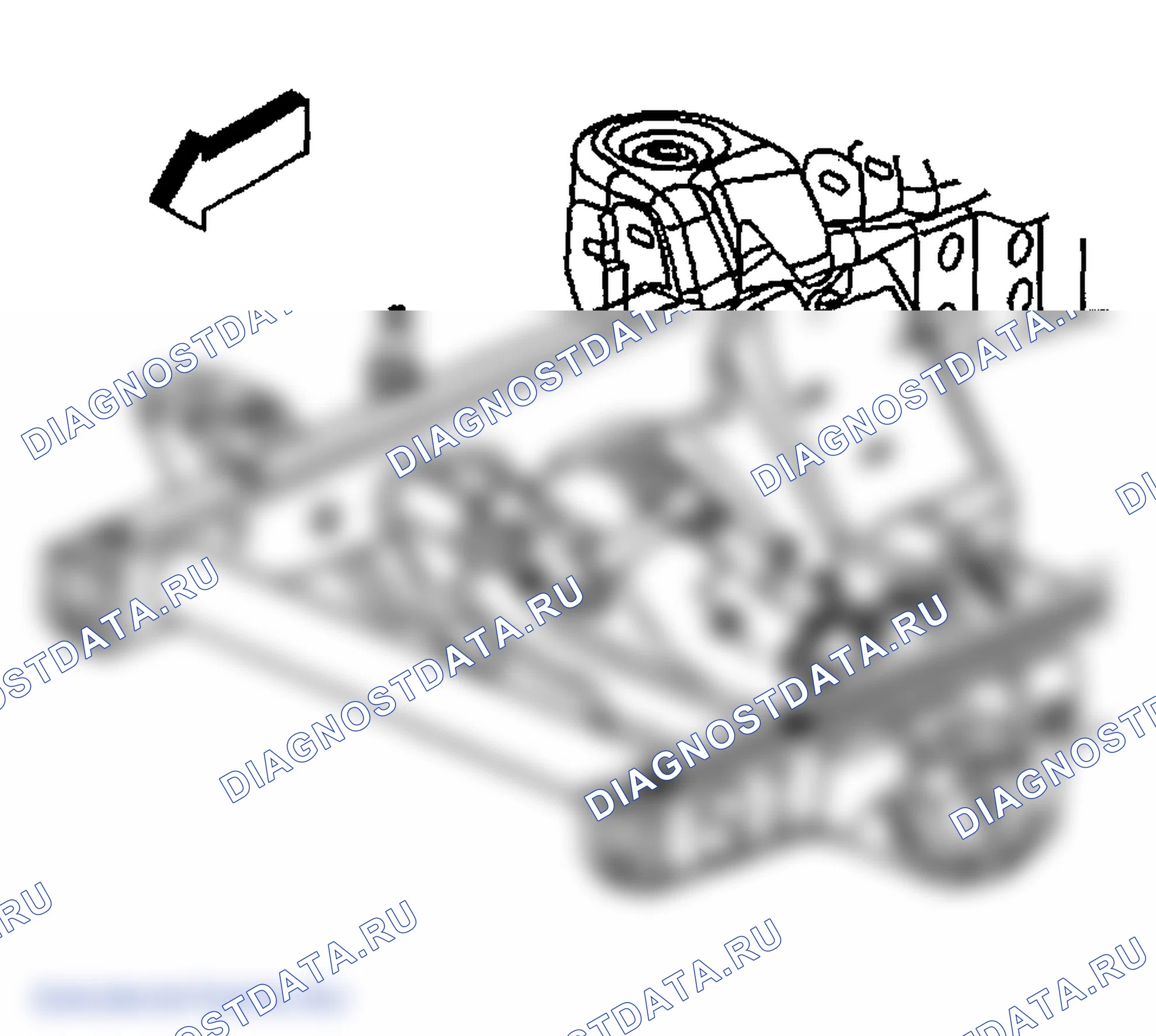 Рис. 14: Порядок демонтажа. GMC Savana H2500 
